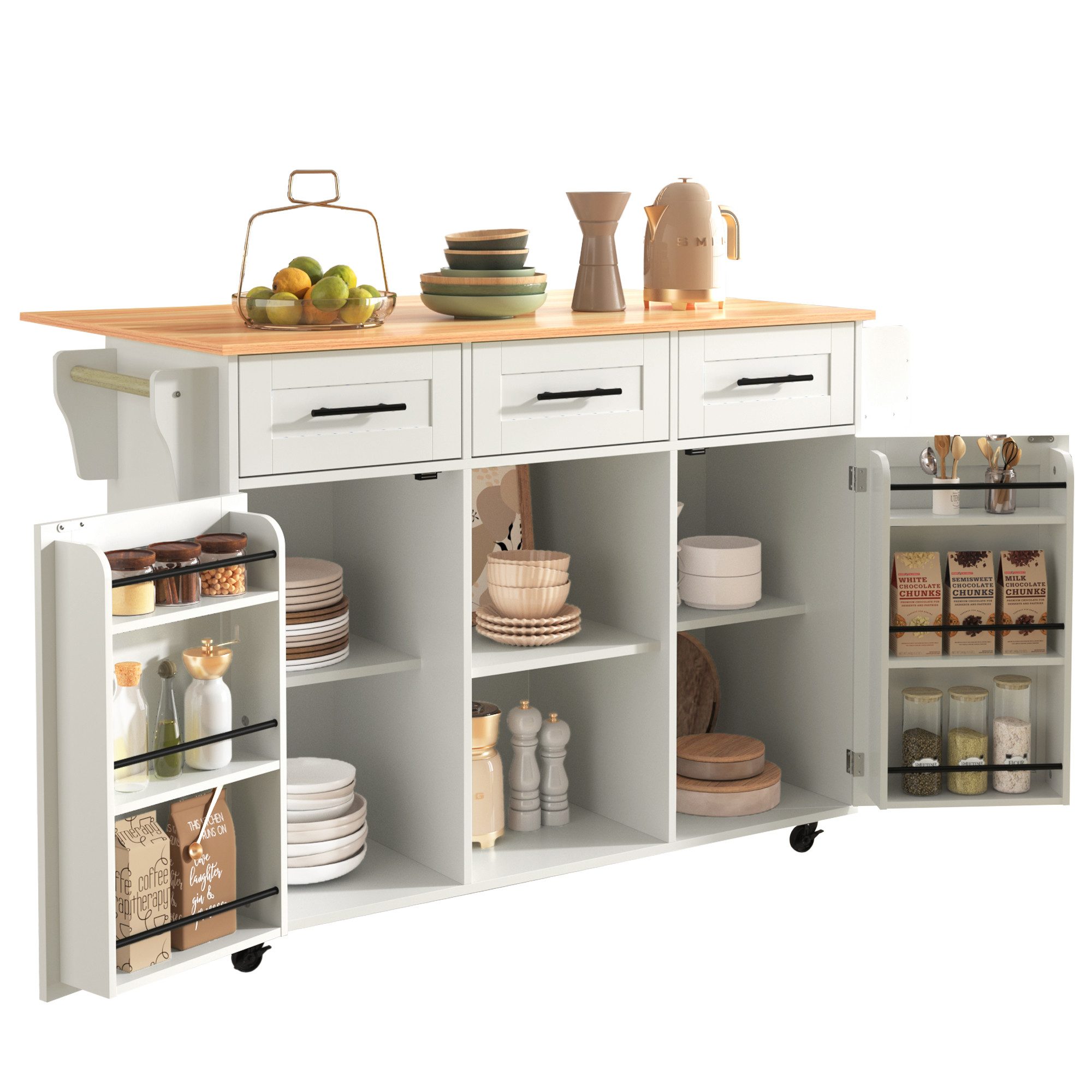 HAUSS SPOLE Sideboard Küchenwagen Buffetschrank mit günstig online kaufen
