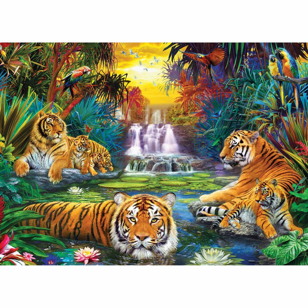 Eden für Garten Ein Puzzle 500 Tiger, EUROGRAPHICS Puzzleteile