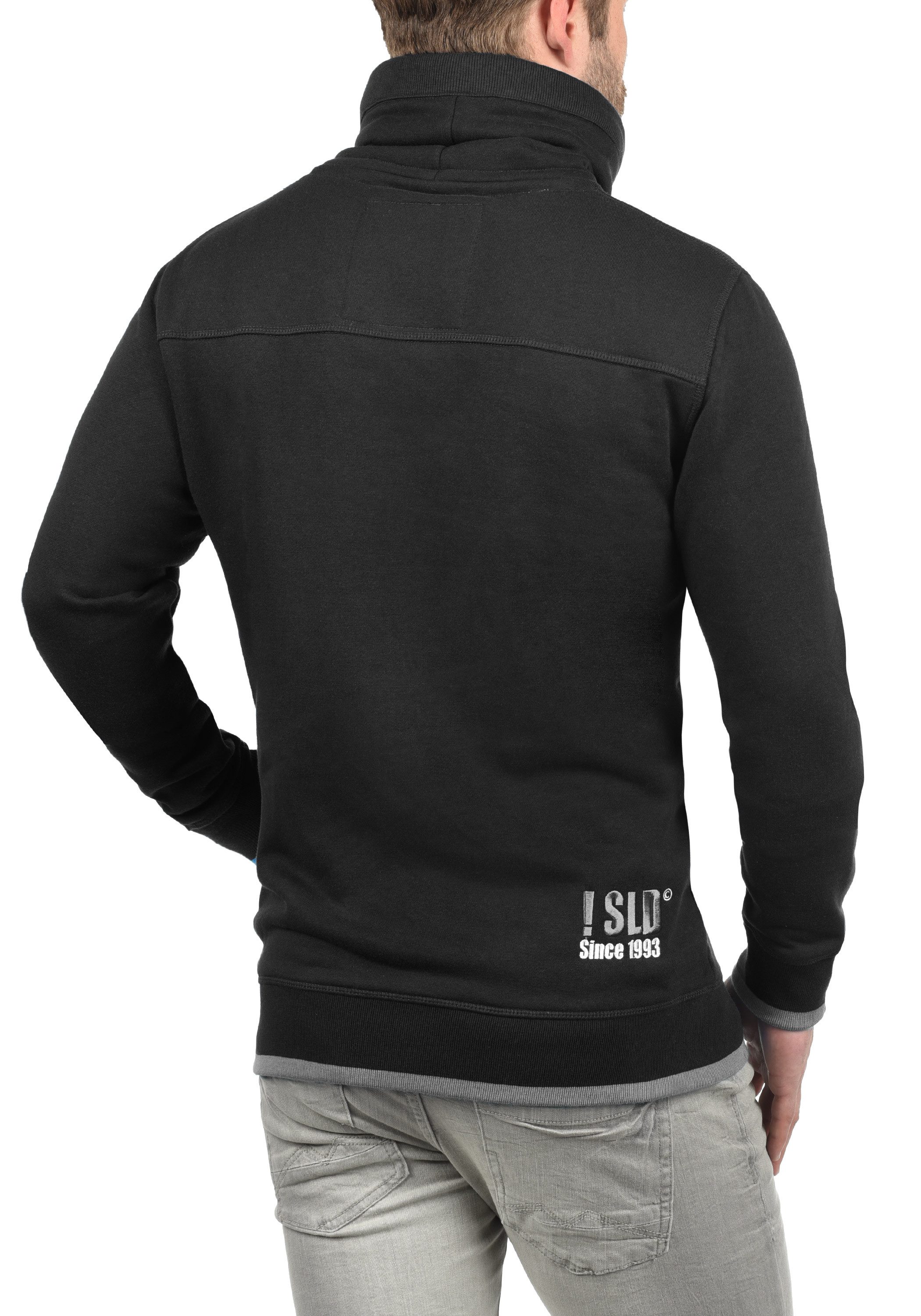 !Solid Stehkragenpullover SDBenjamin Tube Sweatpullover mit weicher Fleece Innenseite