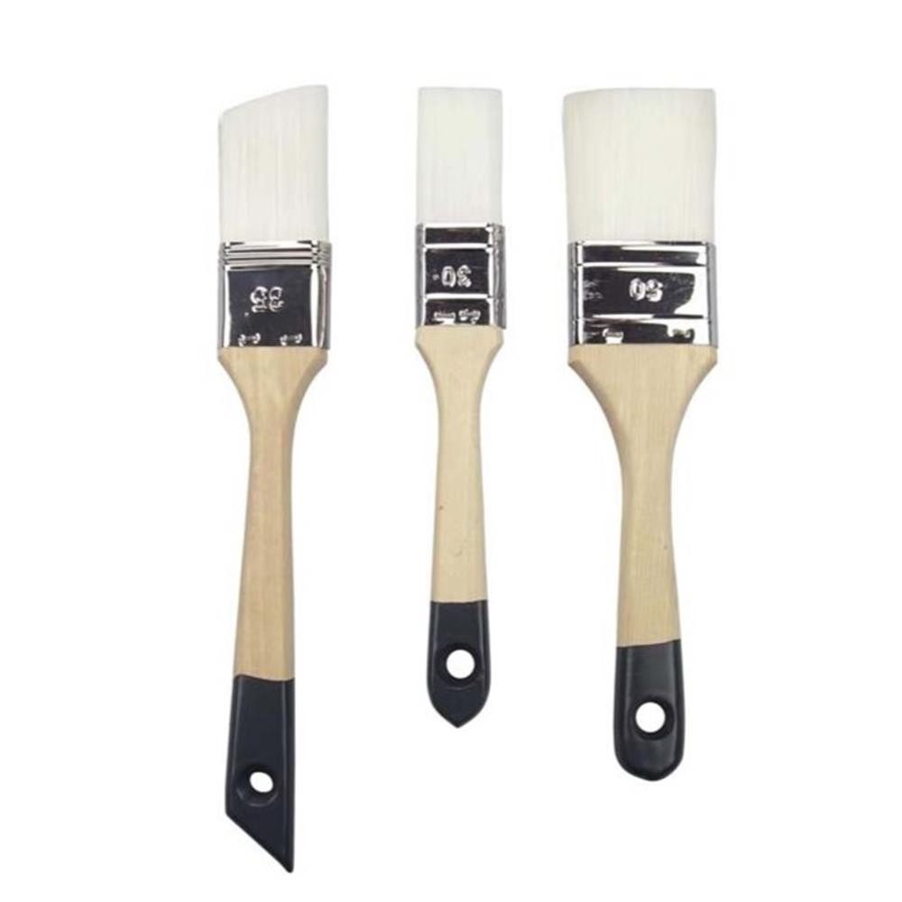 WOW!TOOLS Malerset Lackier-/Fensterpinsel-Set 3tlg Pinselset Lackpinsel