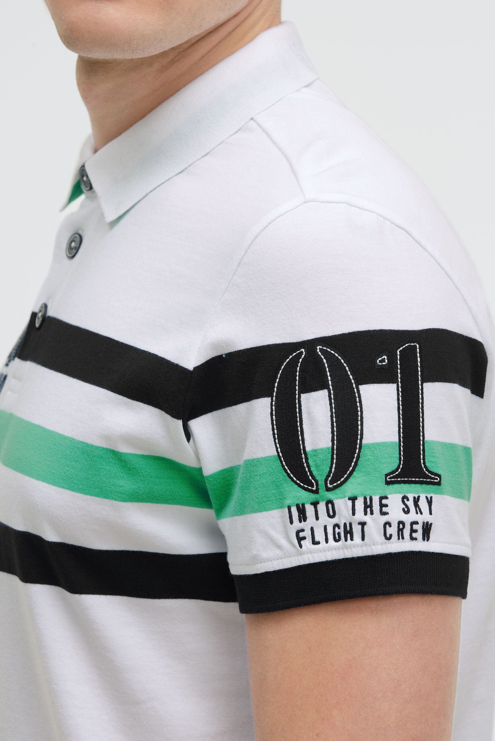 CAMP DAVID Poloshirt mit Stickerei