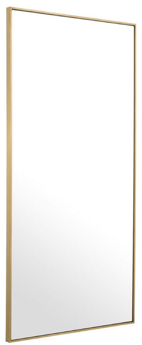 / Luxus Messingfarben x Wandspiegel 180 90 H. - - Casa Wandspiegel Spiegel Garderobenspiegel Padrino Wohnzimmer Qualität Spiegel cm Luxus -