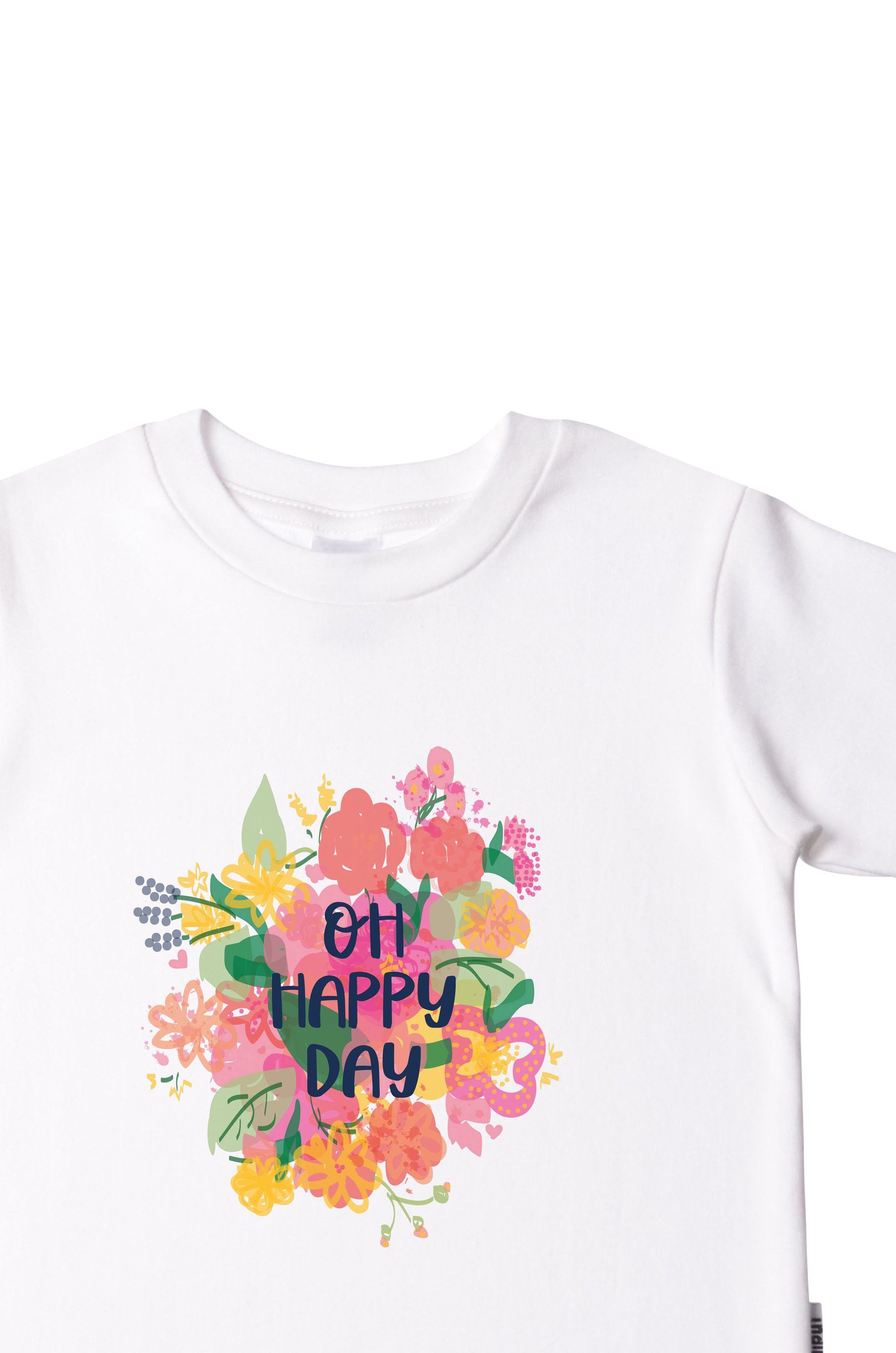 [Es ist seit dem Erscheinen des Verkaufs populär geworden] Liliput T-Shirt Oh happy day Bio-Baumwolle 100% aus