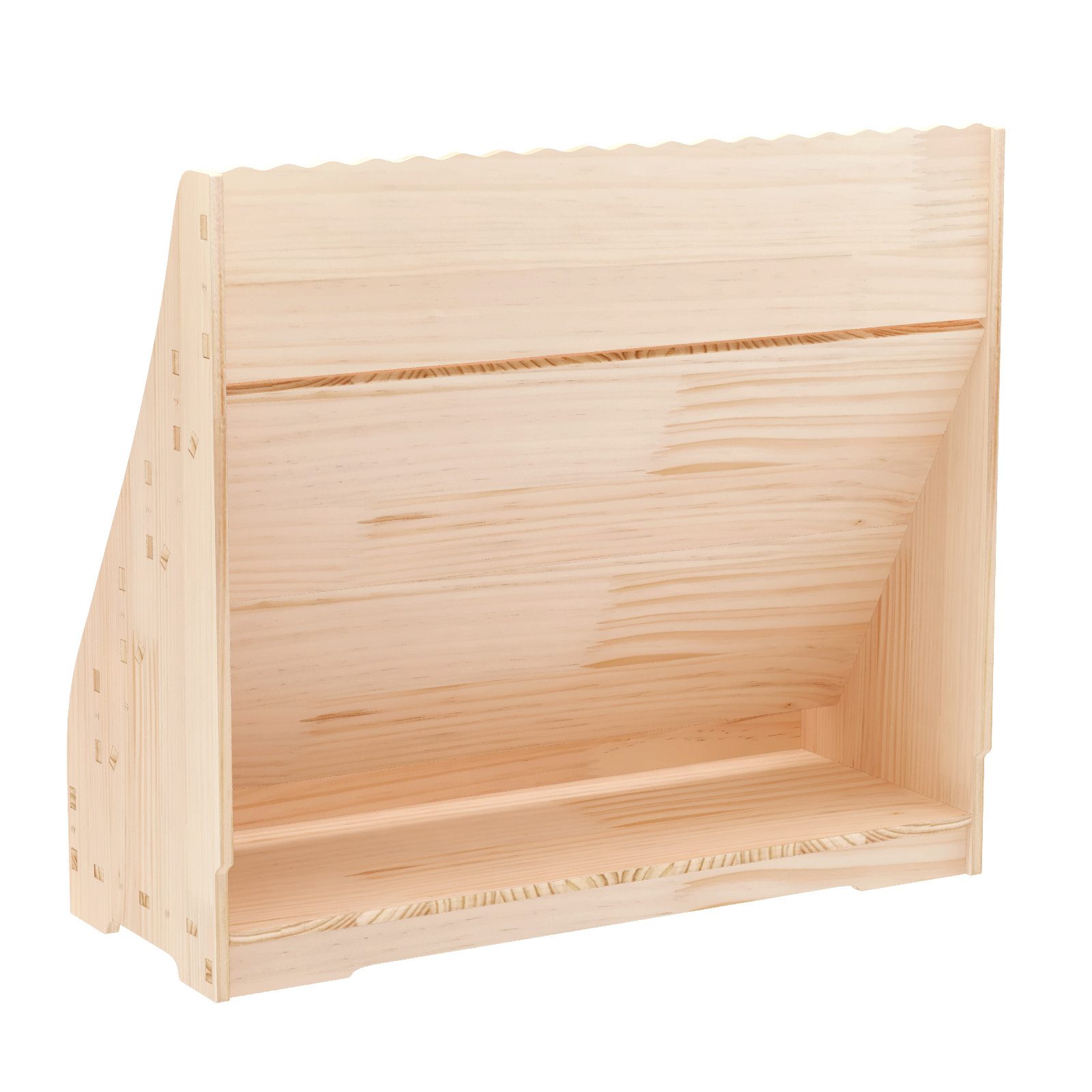 GarveeMore Bücherregal 5-Tier Kinder Bücherregal,hölzernes Kinder Buch Rack günstig online kaufen