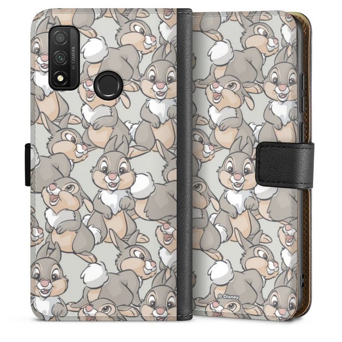 DeinDesign Handyhülle Disney Klopfer Bambi Thumper Pattern Huawei P Smart (2020) Hülle Handy Flip Case Wallet Cover