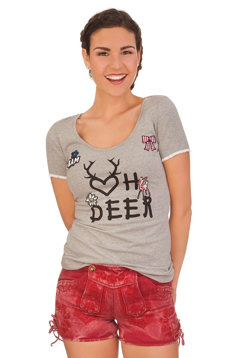 MarJo Trachtenjeans Trachtenjeans Damen - TULIA - rot