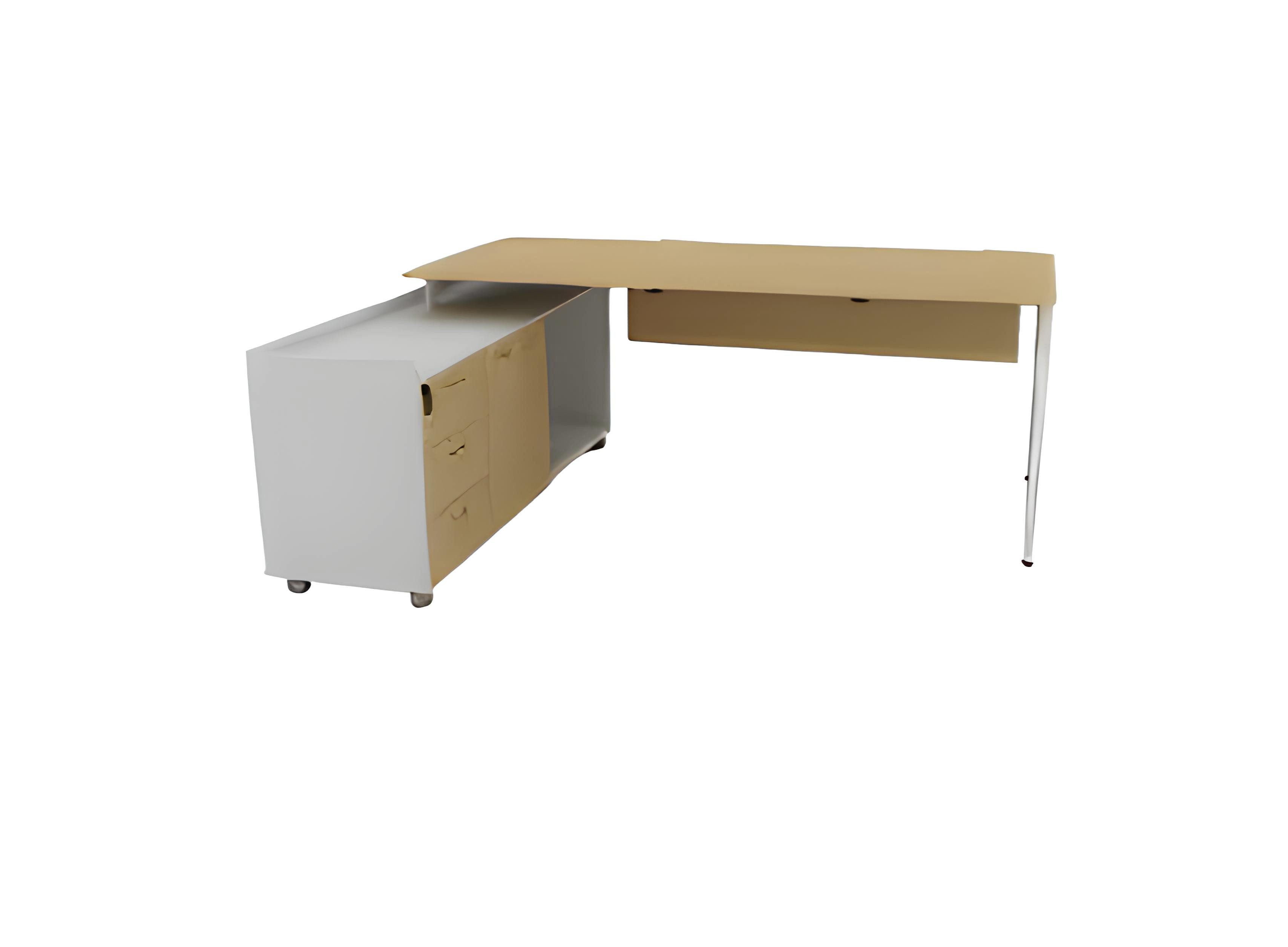 Eckschreibtisch Schreibtisch Sideboard CEO Arbeitszimmer Schubladen Modern