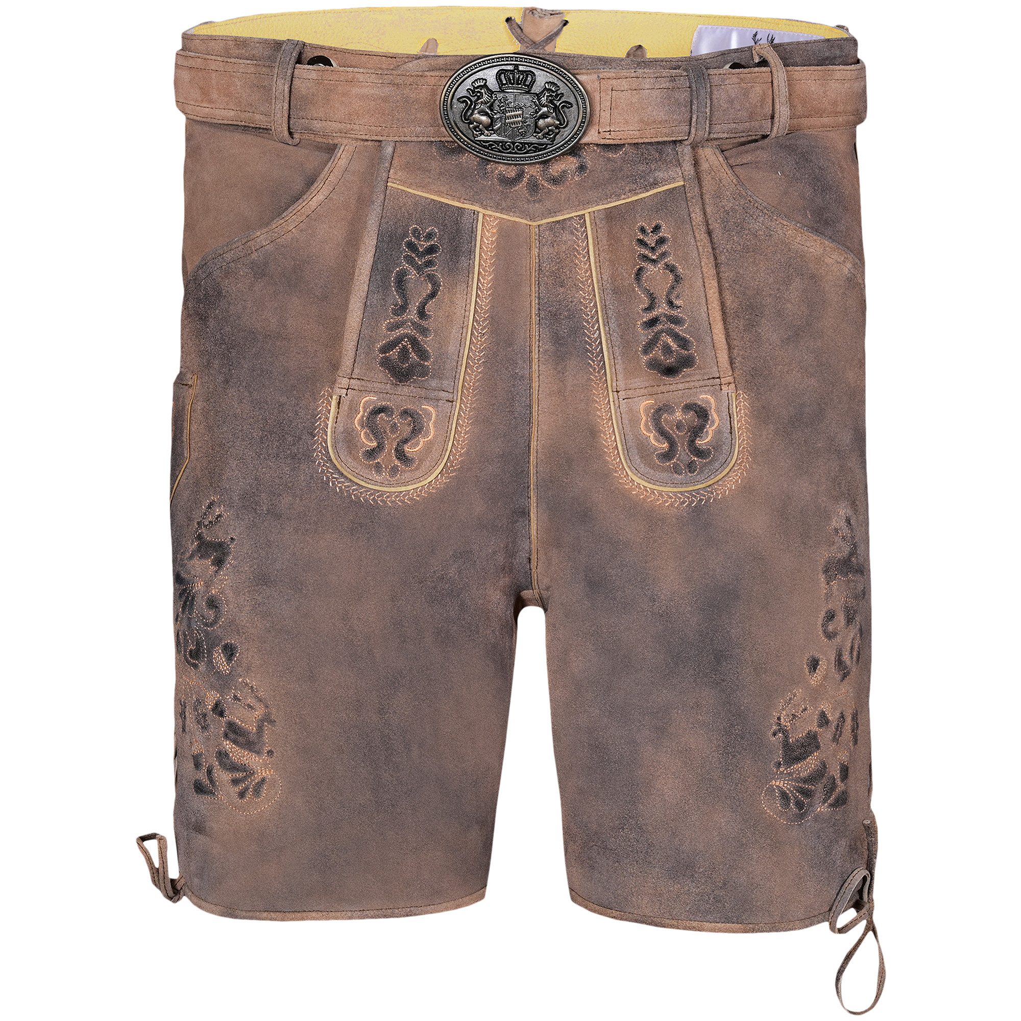 German Wear Trachtenlederhose GW722 kurze Lederhosen günstig online kaufen