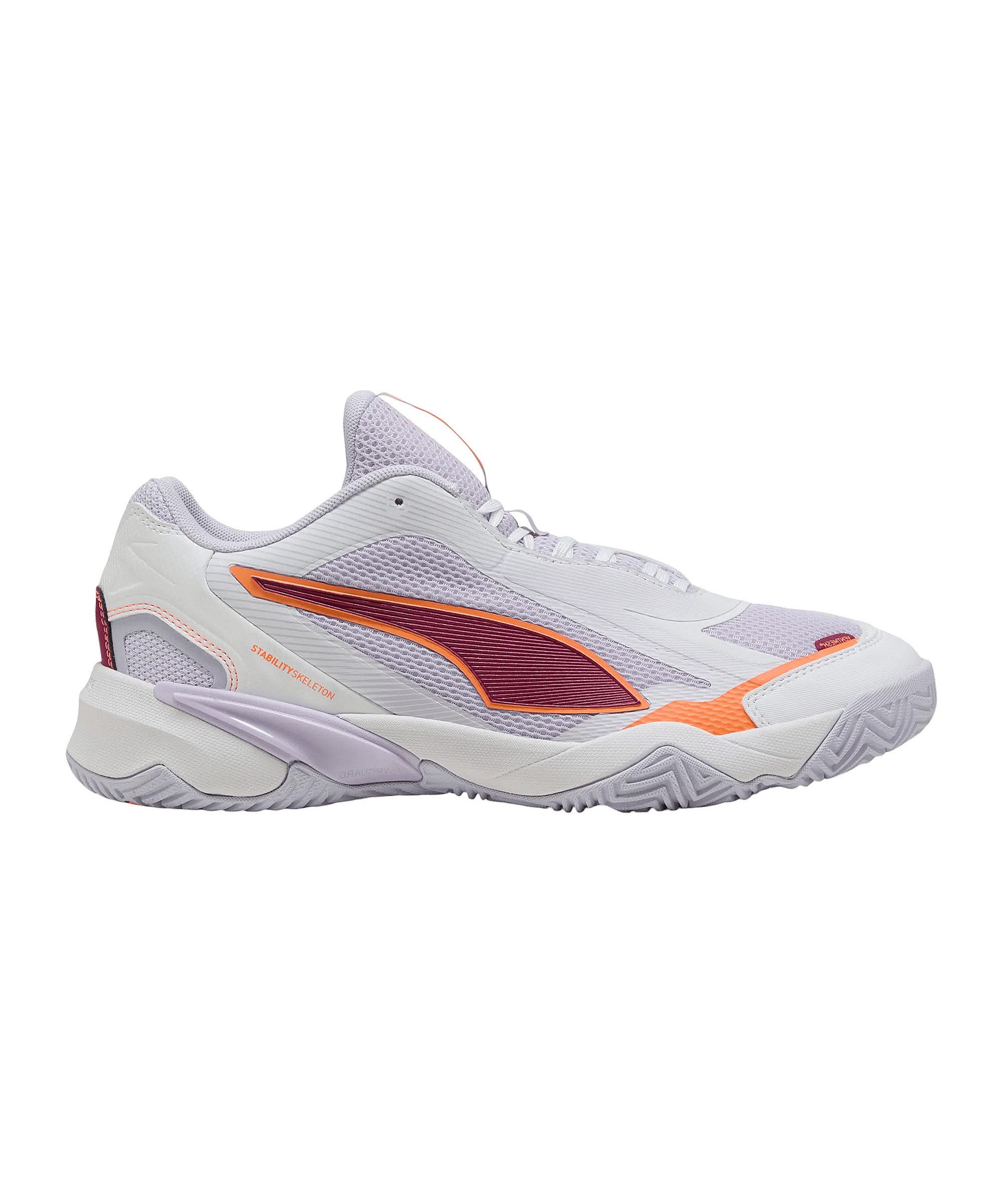 PUMA Solarstrike 4 Weiß Unisex, Damen Hallenschuh