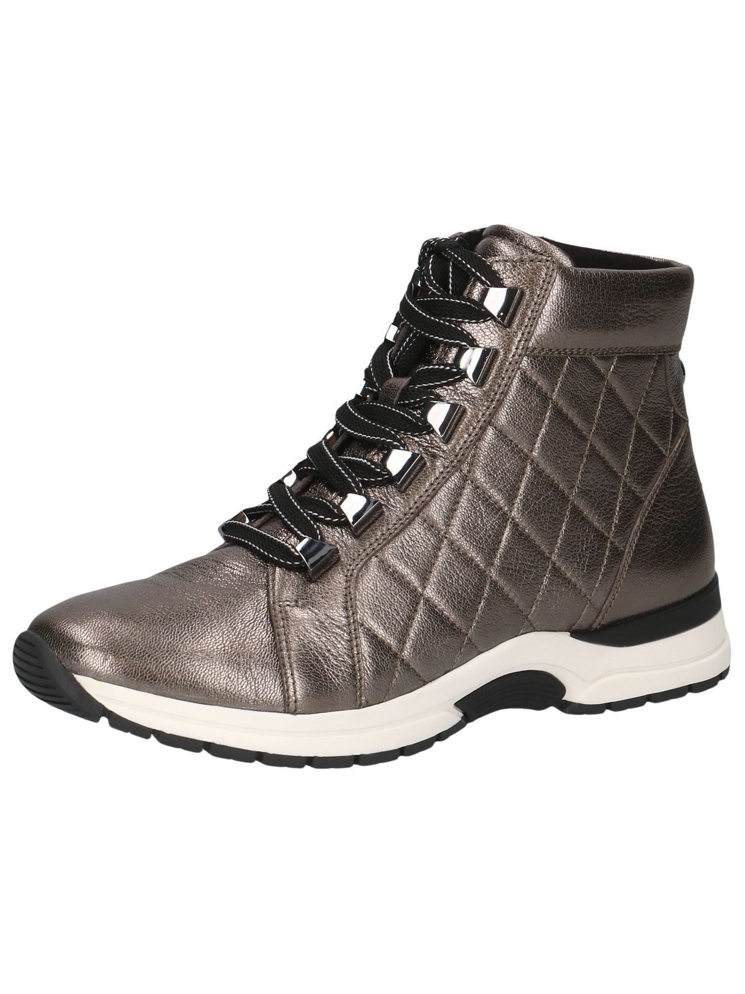 Caprice aus Leder Plateauabsatz 9-25252-43 Schnürstiefelette