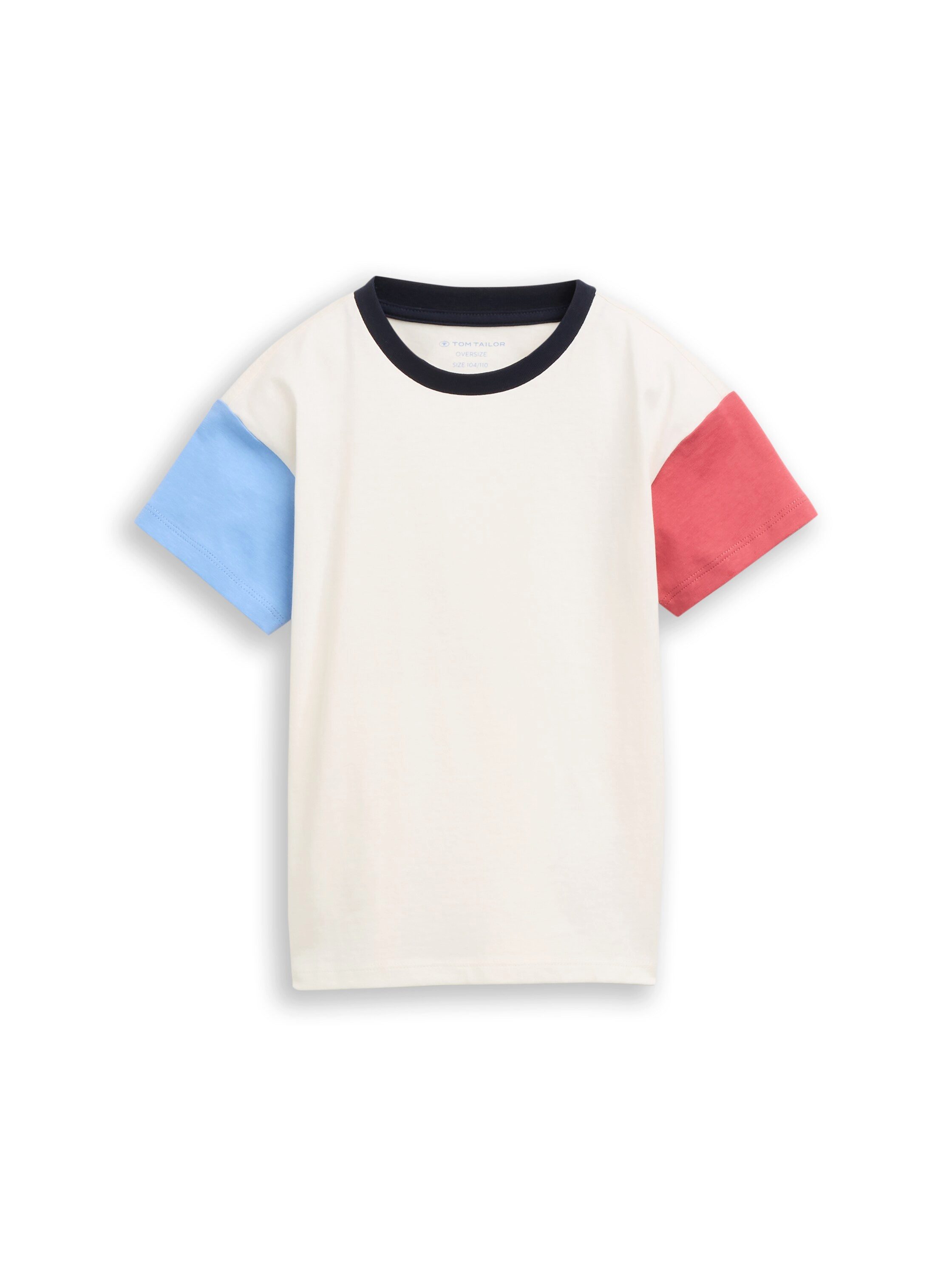 TOM TAILOR Kurzarmshirt Sommershirt im Colorblocking-Look / für Boys