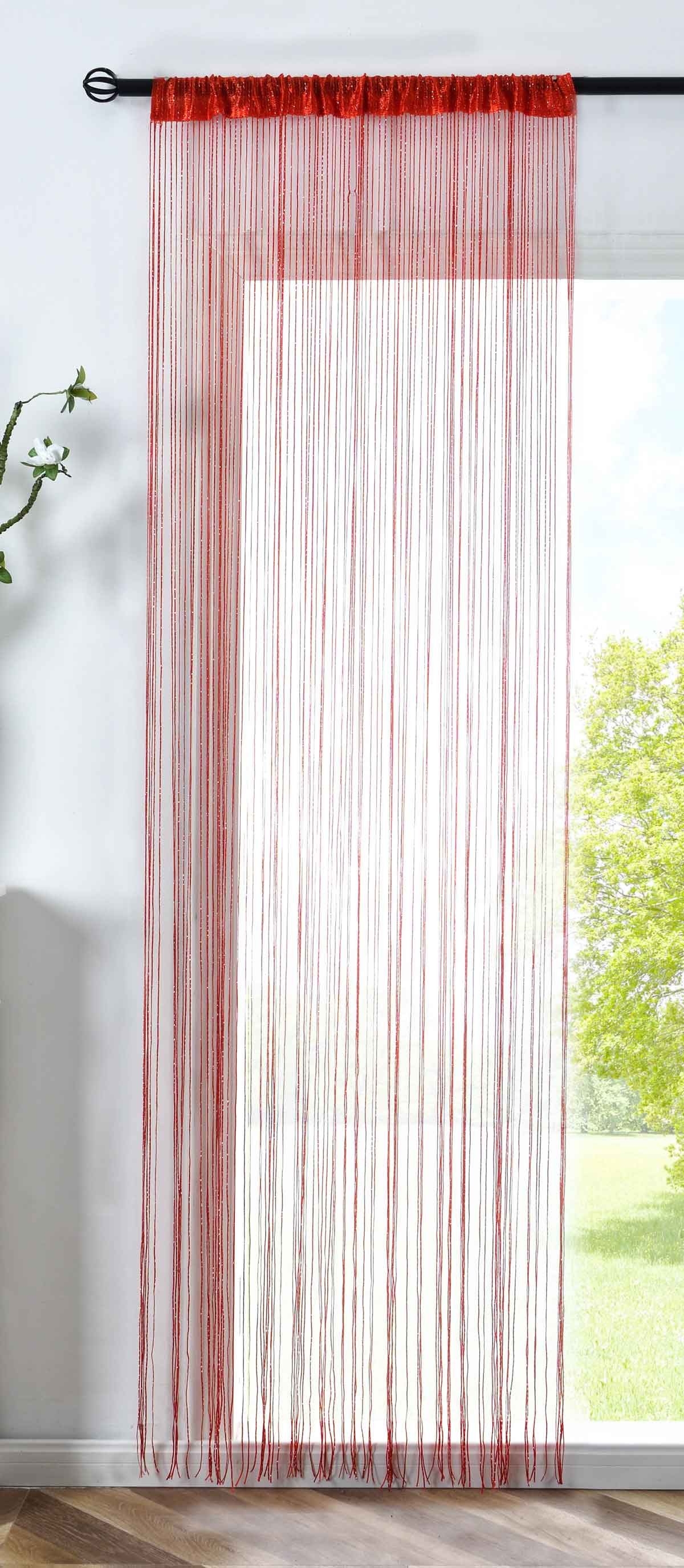 Gardinenbox Fadenvorhang (1 St), Multifunktionsband, transparent, günstig online kaufen