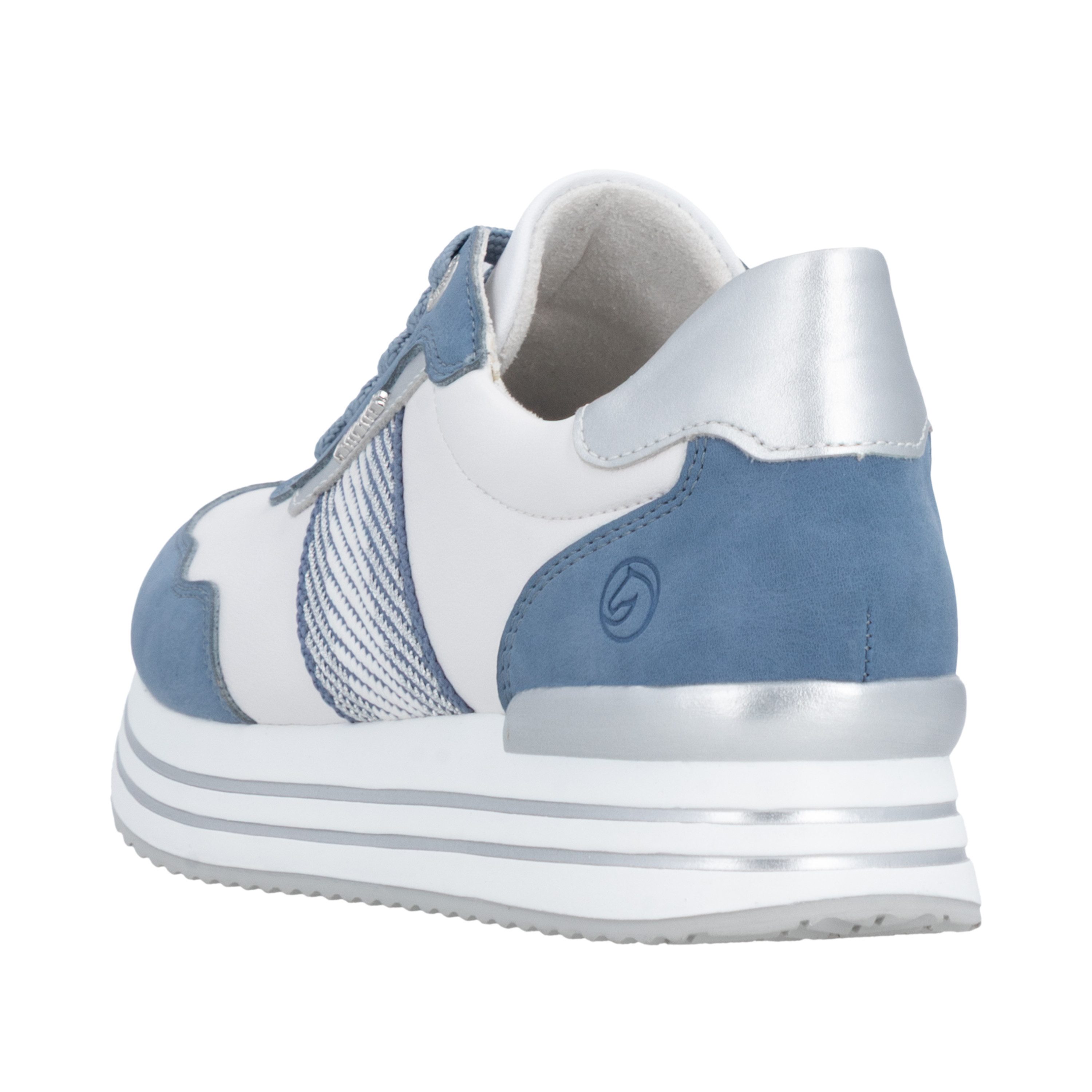 Remonte Plateausneaker Halbschuh, Schnürschuh mit Metallicdetails und Softfußbett