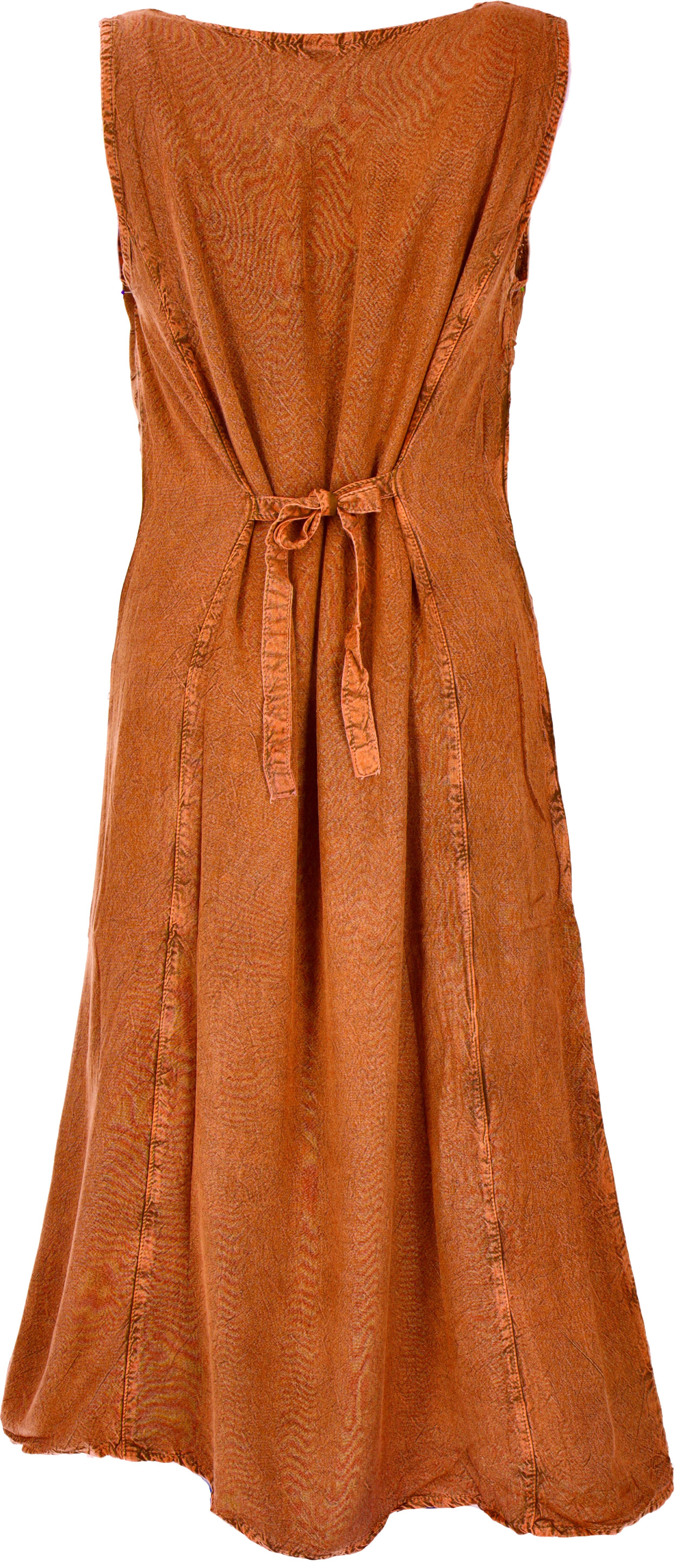 Guru-Shop Midikleid Besticktes Boho Sommerkleid, Midikleid,.. günstig online kaufen