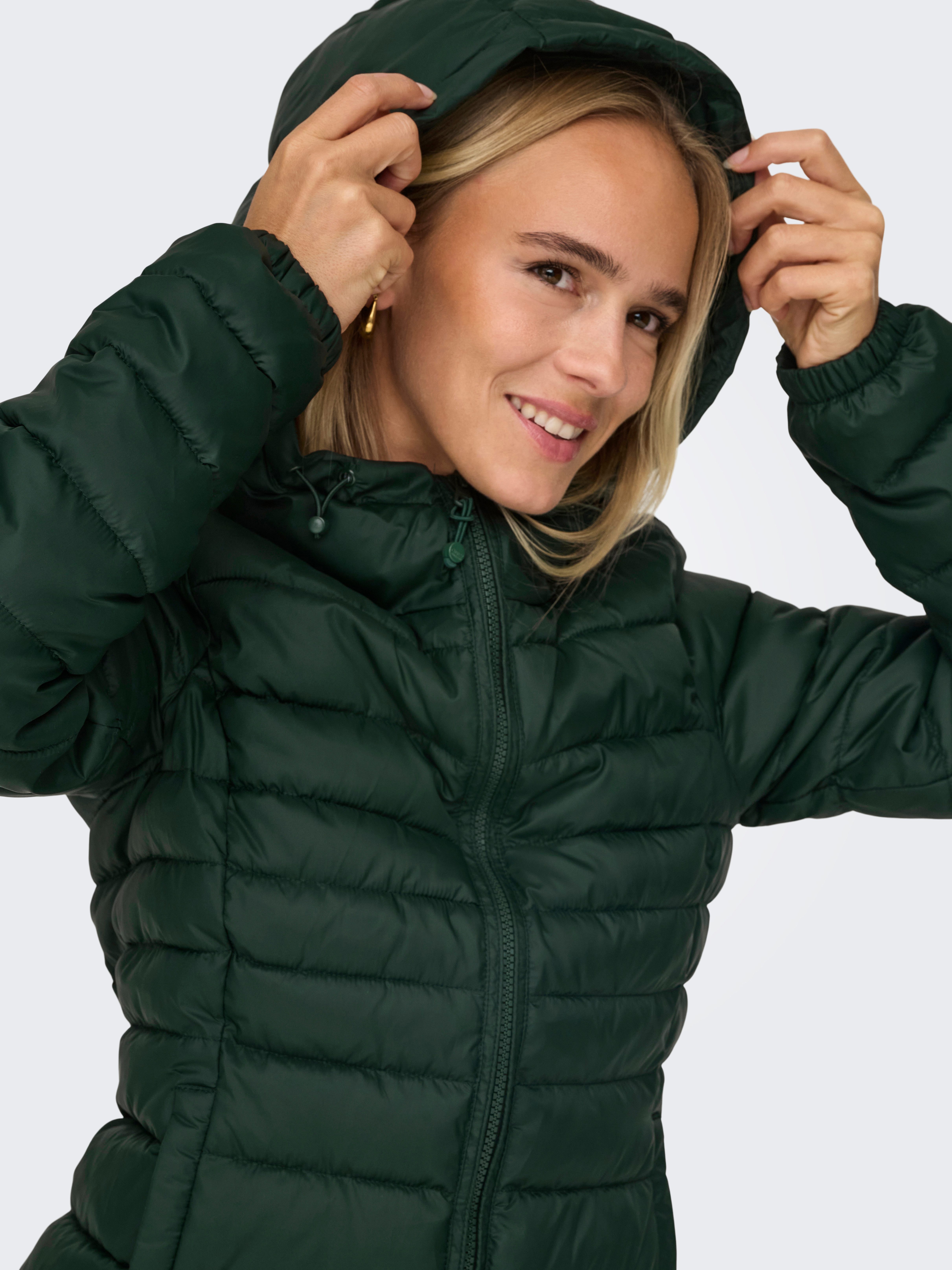 ONLY Steppjacke ONLTAHOE HOOD JACKET OTW NOOS Kunstfaser, perfekt für den Übergang