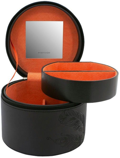 Friedrich23 Schmuckkoffer Boho, orange-schwarz 20138-2 20138-1