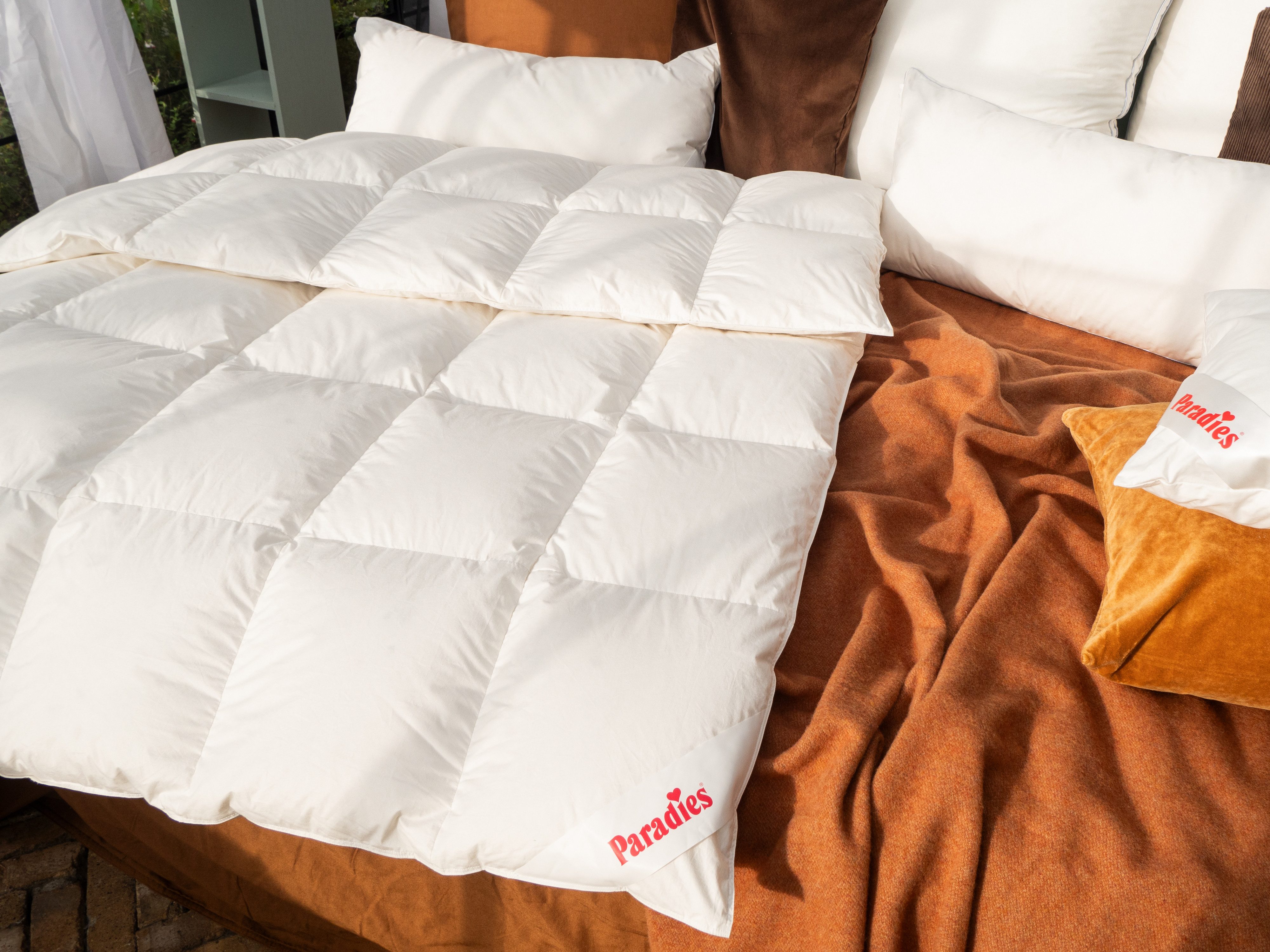Paradies Daunenbettdecke Elma 90, Füllung: 90% Daunen, 10% Federn, Bezug: 1 günstig online kaufen