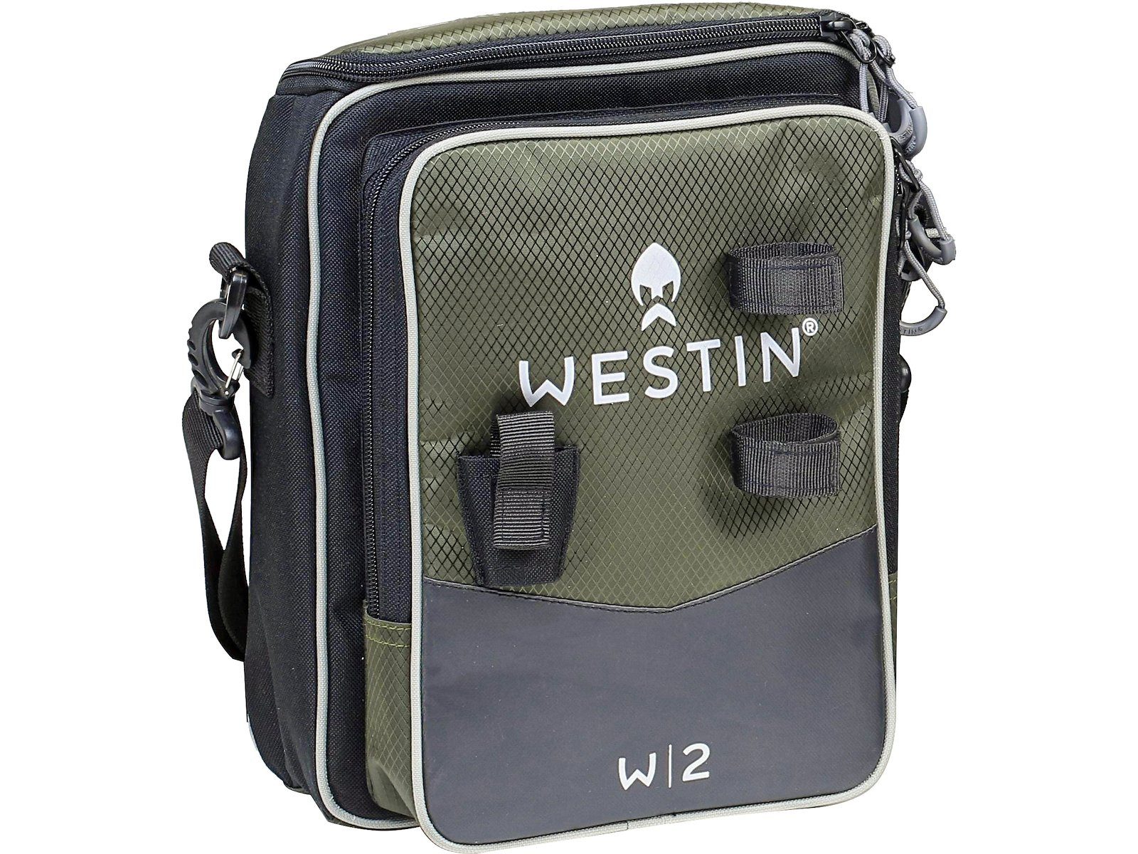 Westin Fishing Angelrollentasche Tasche W2 Street Bag mit Tackle Box - Street Fishing - Zubehör Angeln (2-tlg)