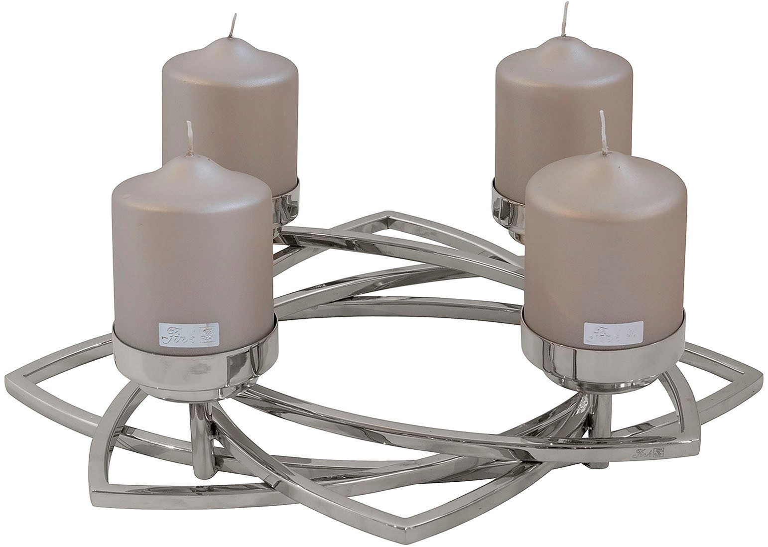 Fink Kerzenleuchter ZAPPORA (1 St), Adventskranz, Leuchterkranz, 4-flammig, günstig online kaufen