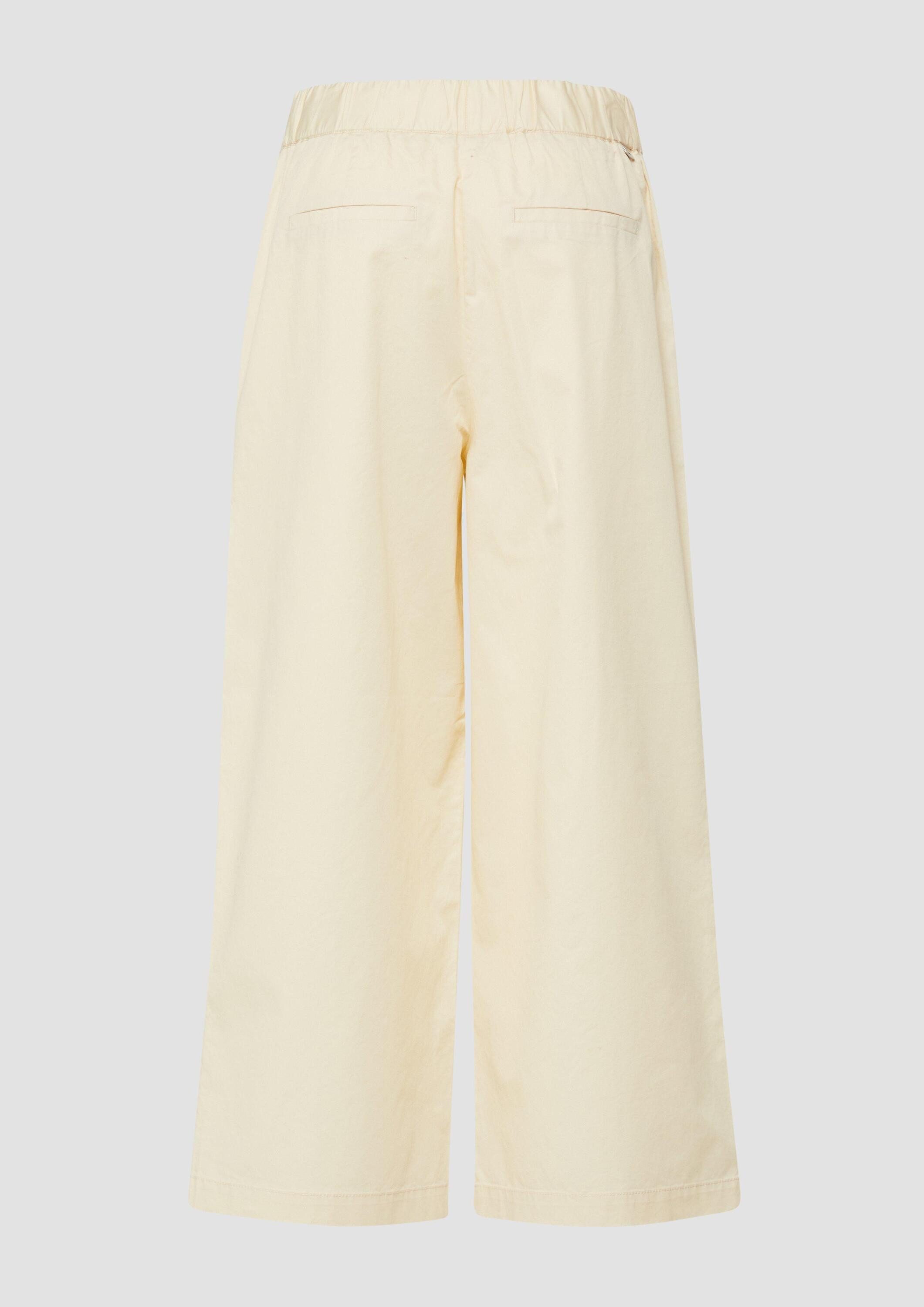 s.Oliver Culotte Hose Wide-Leg-Culotte aus Twill