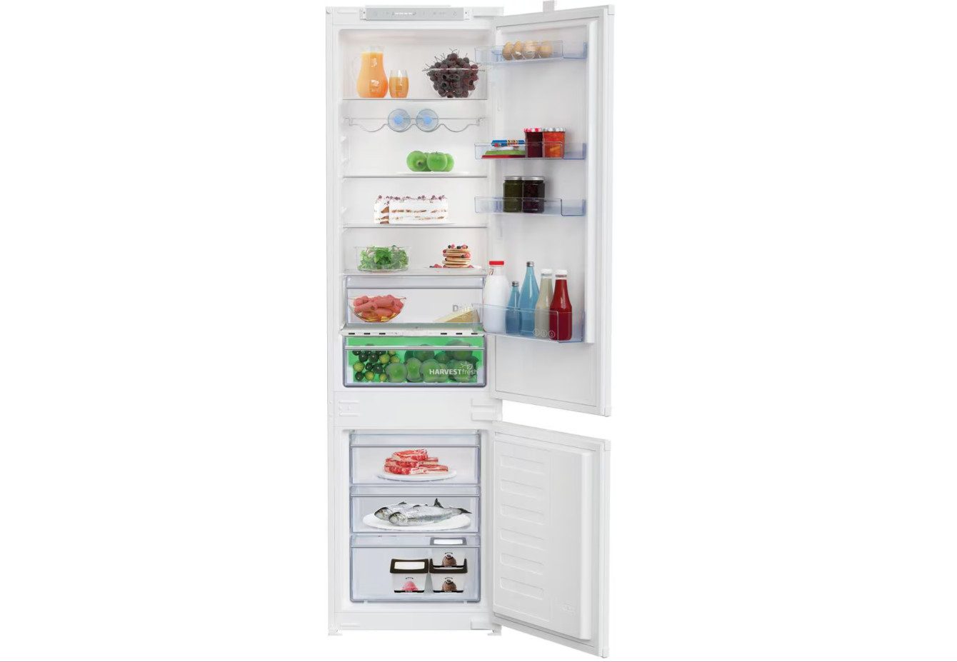 BEKO Kühl-/Gefrierkombination BCSA306E4ZSN