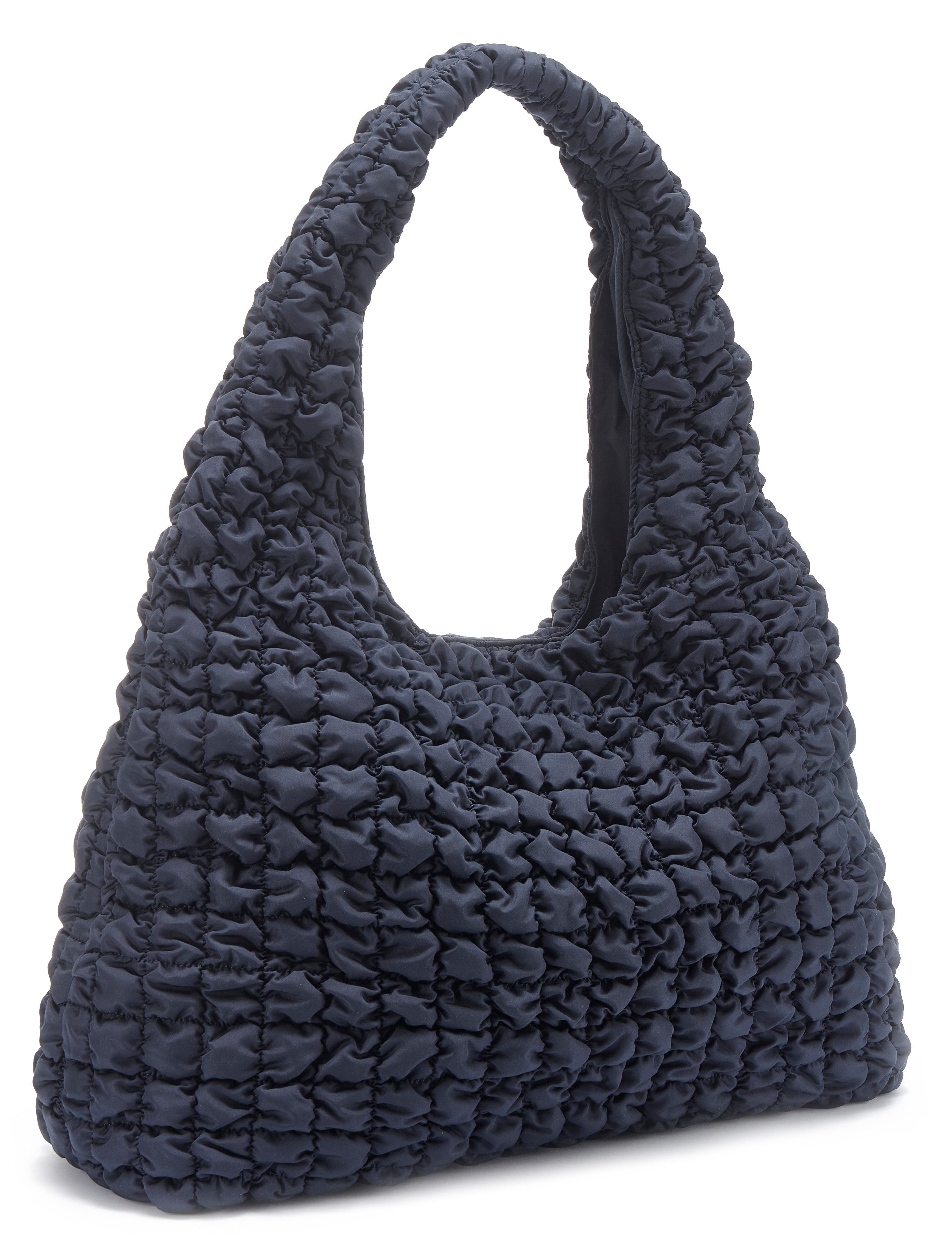 LSCN by LASCANA Shopper Schultertasche, Handtasche, Einkaufstasche, Damentasche, Badetasche, Strandtasche in modischem Bubble-Look VEGAN