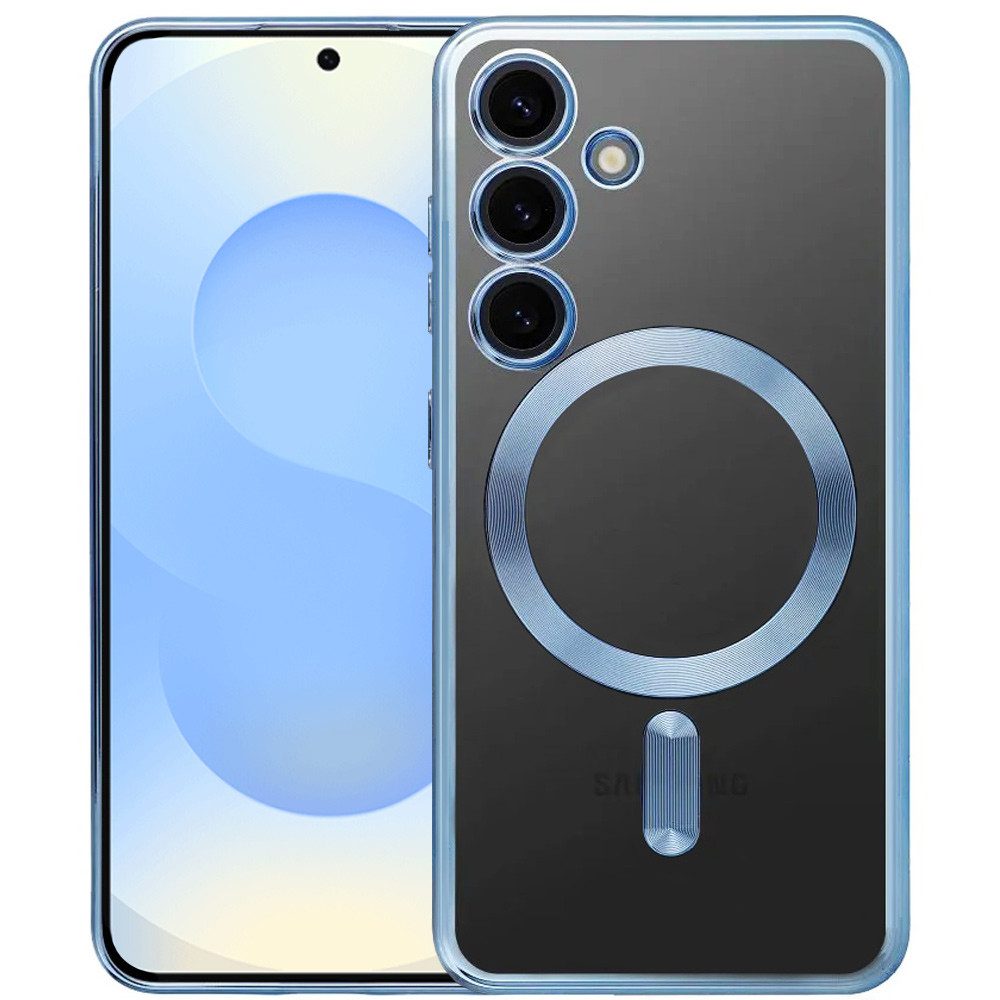 FITSU Handyhülle Case für Samsung Galaxy S25 Plus Hülle MagSafe kompatibel Transparent 6,7 Zoll, Durchsichtige Hülle für Samsung Galaxy S25 Plus Case mit Kameraschutz