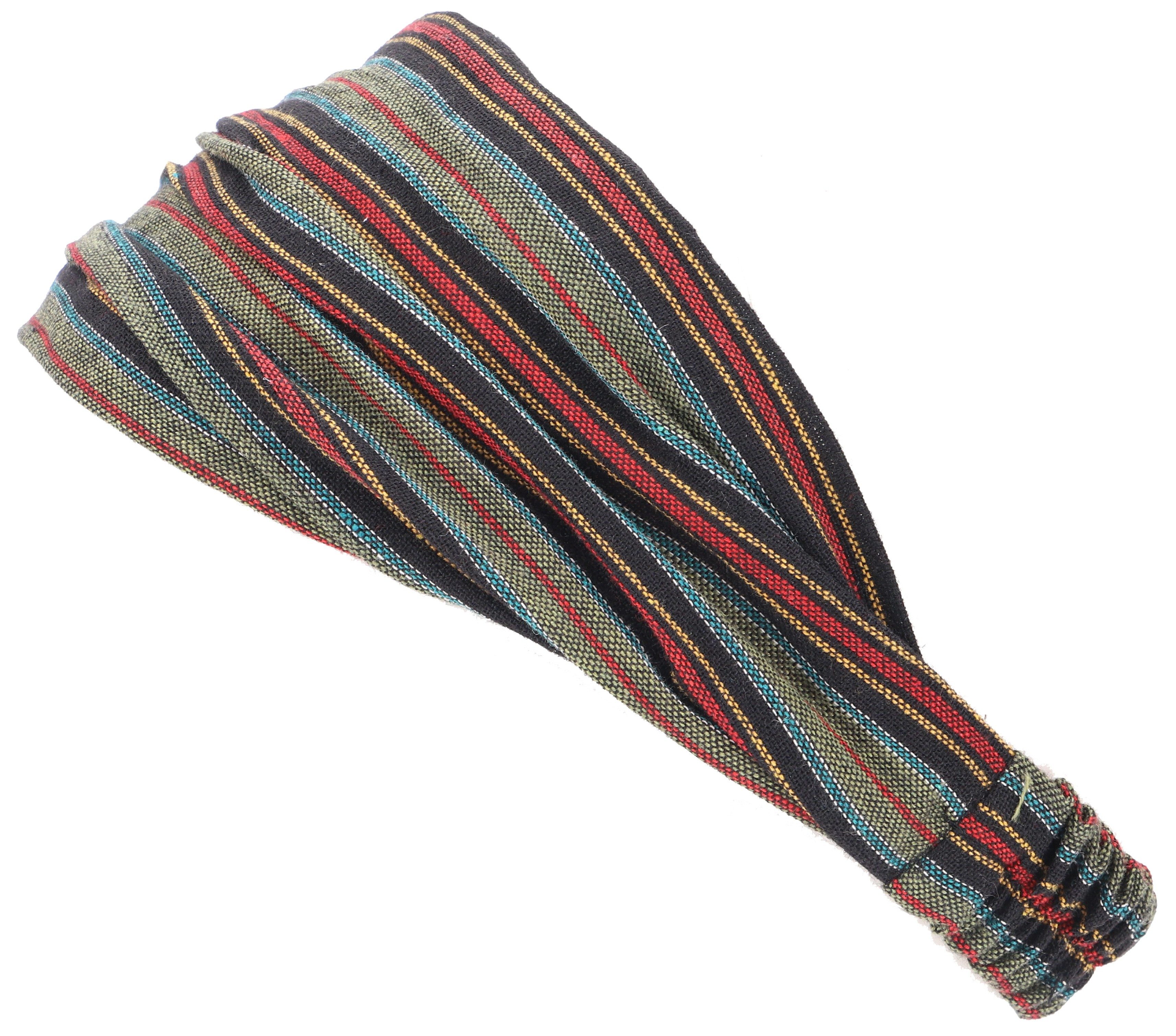 Guru-Shop Stirnband Haarband, Kopfband, gestreifte Bandana..