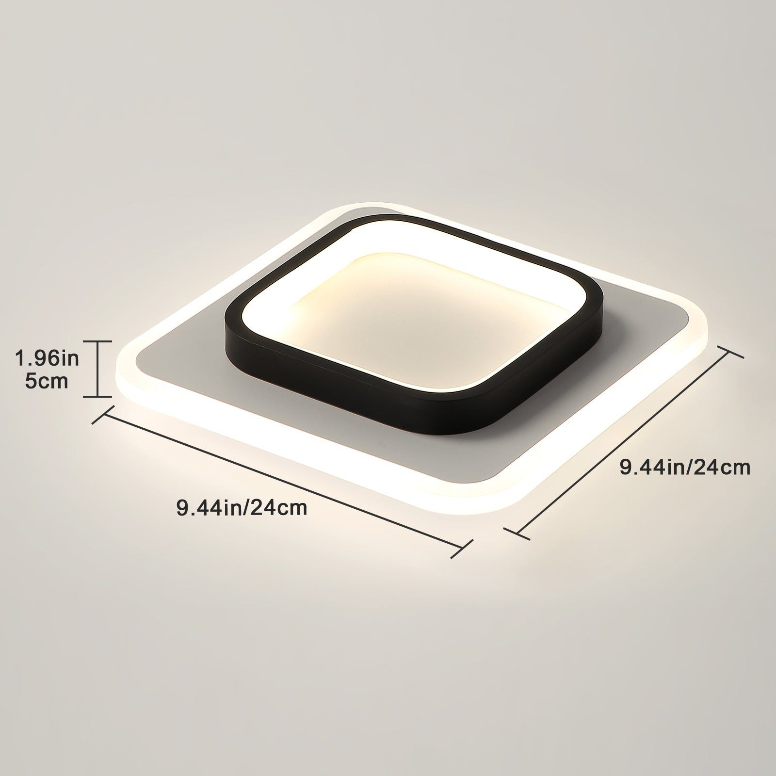 Goeco Deckenleuchte Flurlampe, Energiesparlampe, Flur-Deckenlampe, 20W, günstig online kaufen