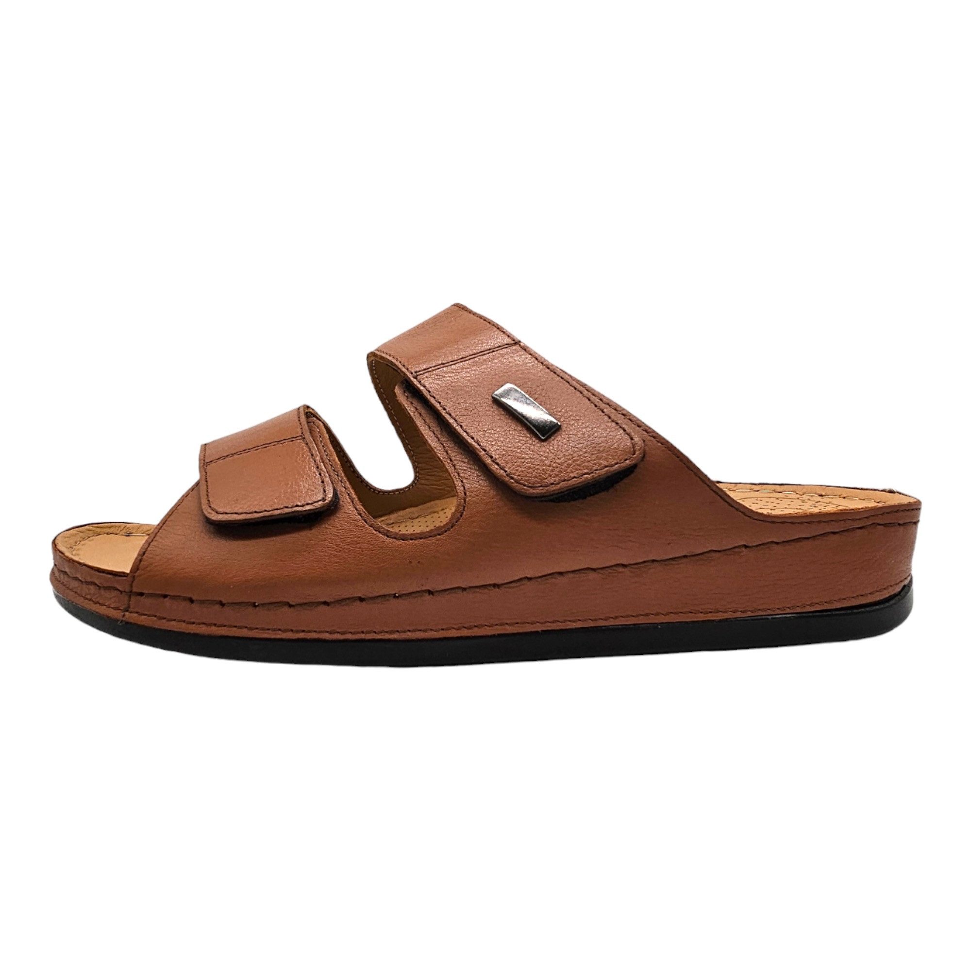 Yu&Luk Pantolette Sommerschuh, Schlappen, mit Klettverschlüssen, günstig online kaufen