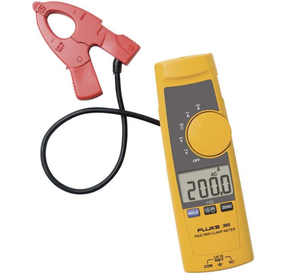 Thumbnail - Fluke Spannungsprüfer Fluke 365 Stromzange, Hand-Multimeter digital CAT III 600 V Anzeige, (365)