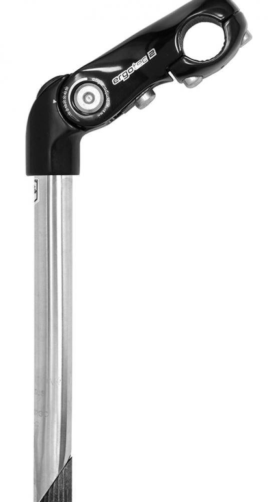 Ergotec Fahrradlenker Ergotec Kobra Vario Tube verstellbarer Aluminium-Schaftvorbau, 300 mm