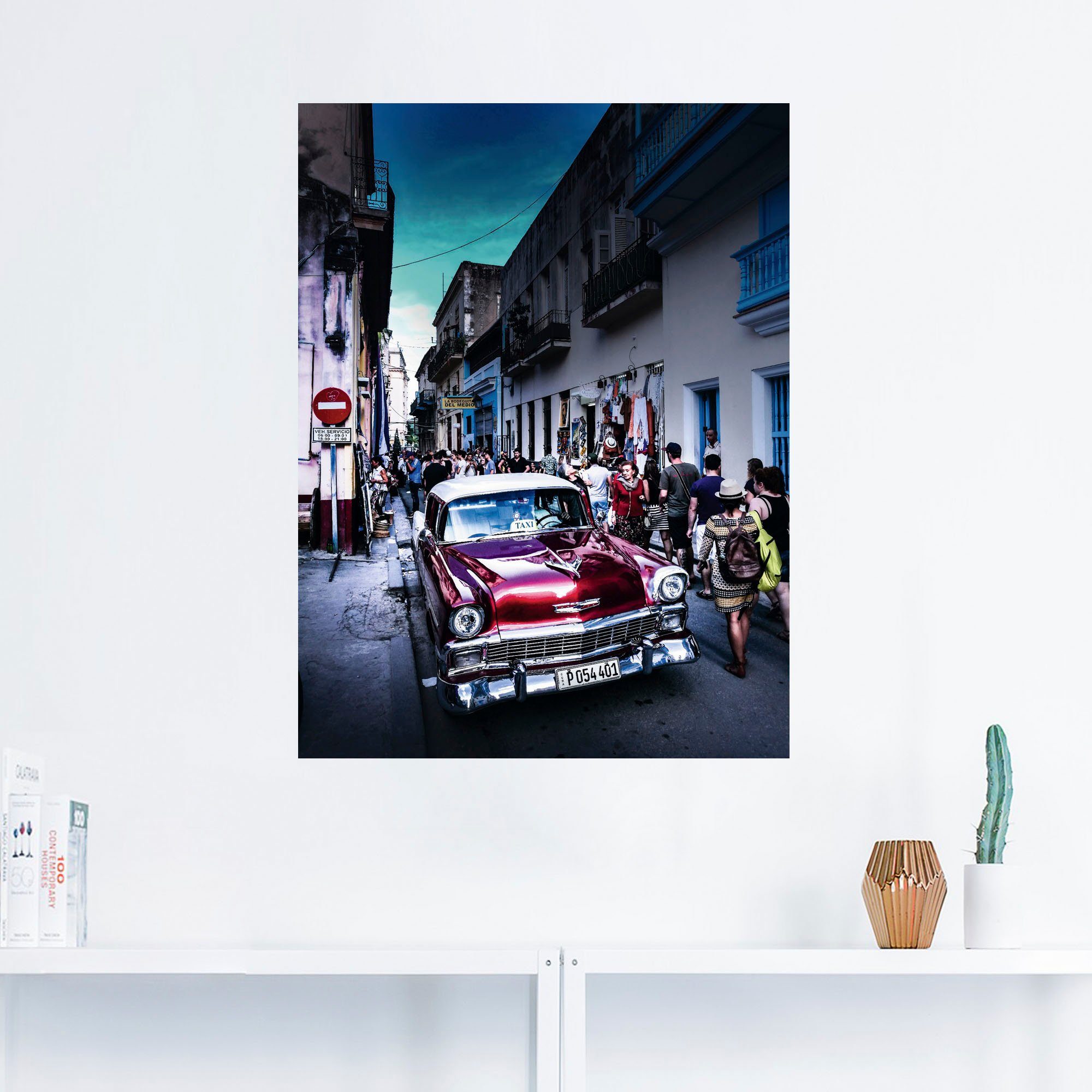 Wandaufkleber in Artland Leinwandbild, oder Größen Alubild, versch. Leben als (1 Havanna, Wandbild St), in Auto Poster