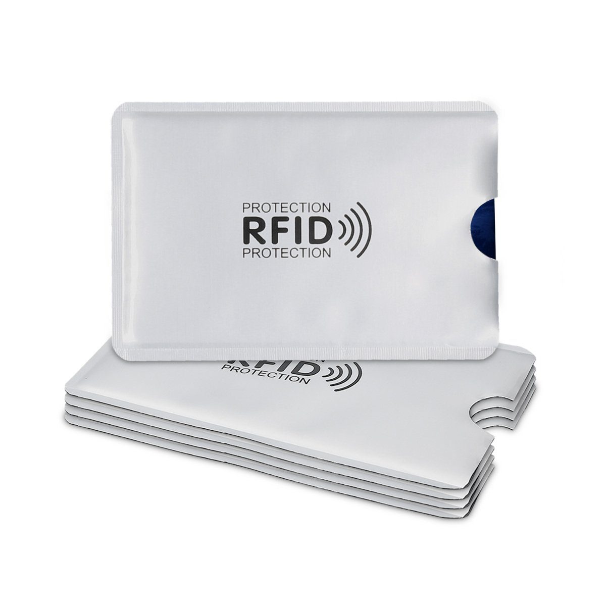kwmobile Etui 5x Kreditkarten Karten Hülle mit RFID Blocker, Kreditkarte EC günstig online kaufen
