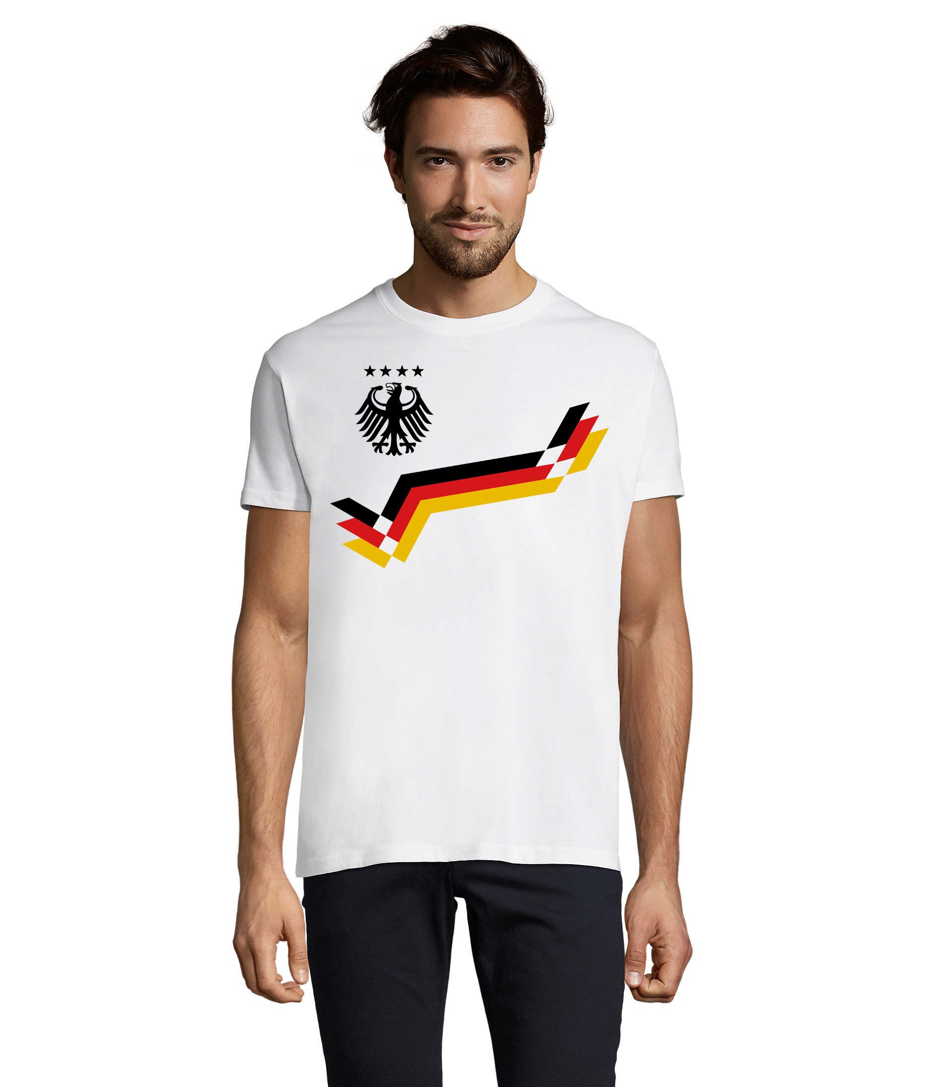 Youth Designz T-Shirt Deutschland Shirt Retro Fußball Trikot WM 2026 mit modischem Frontprint