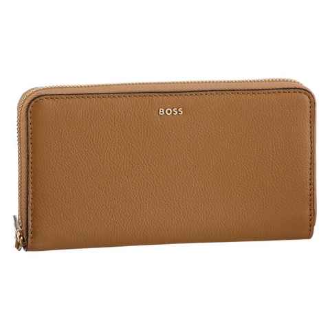 BOSS Geldbörse Alyce Travel Wallet, Wallet, Geldbeutel, zertifiziertes Leder (Leather Working Group)