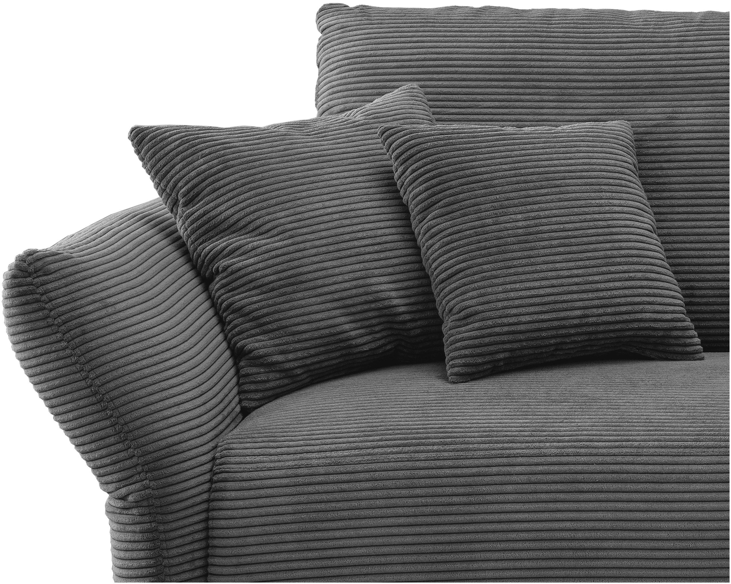 Home affaire 3-Sitzer Vanilla, Armlehnenfunktion