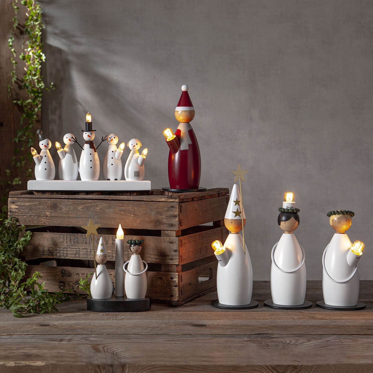 STAR TRADING LED Schwibbogen Kerzenleuchte Christmas Joy (1-tlg) – Bild 3 von 4