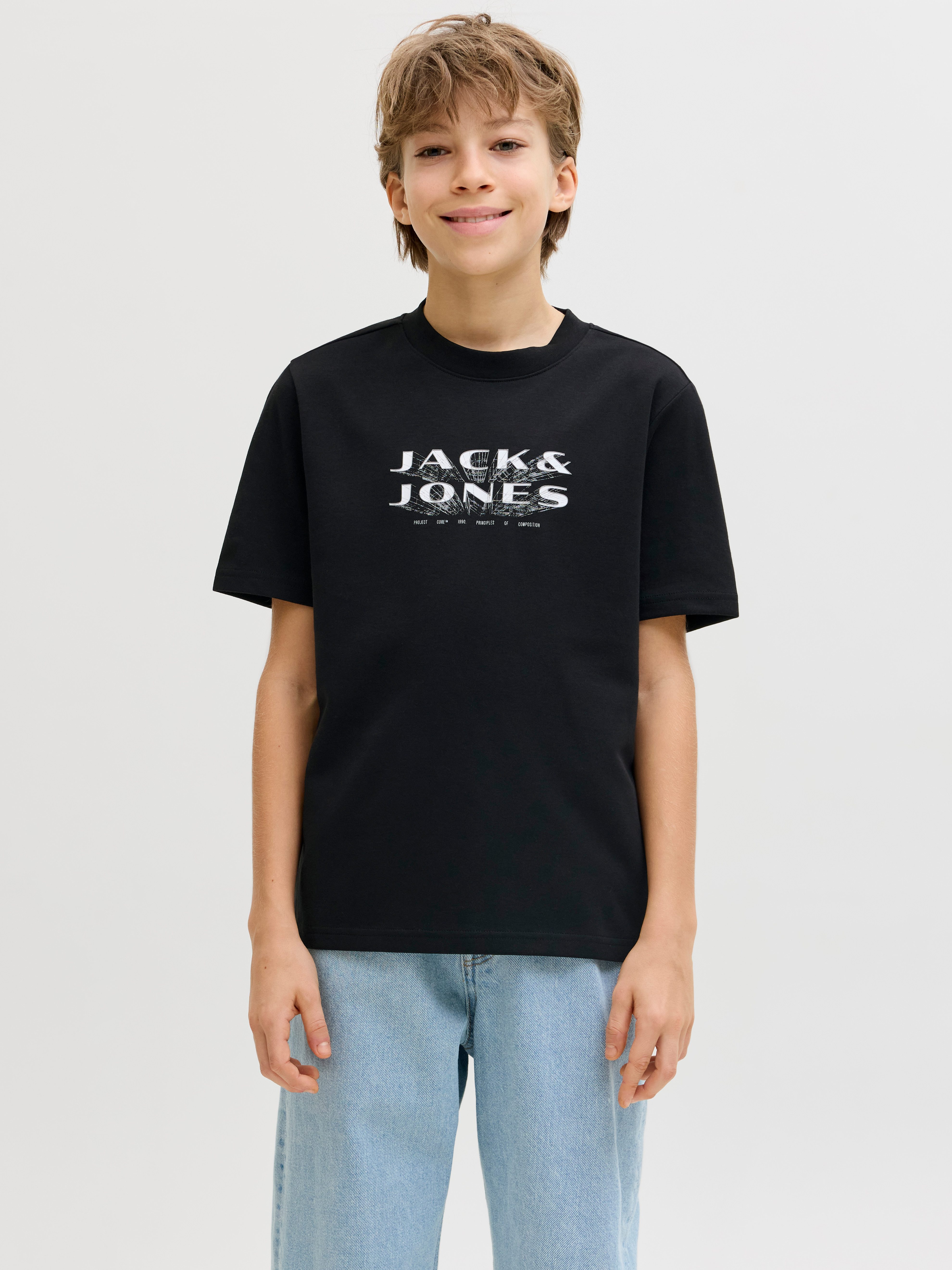 Jack & Jones Junior T-Shirt JCOFUSION JJ BRANDING TEE SS CN JNR