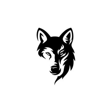 FOREVER NEVER Schmuck-Tattoo Wolf modern