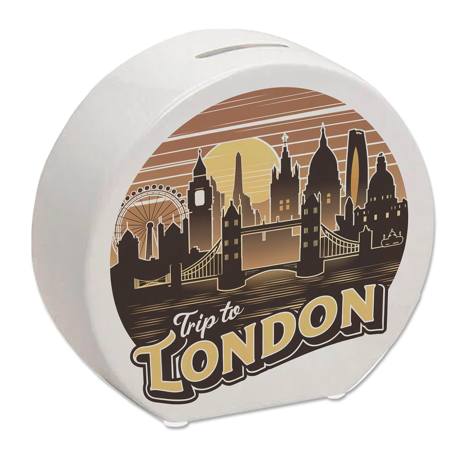speecheese Spardose Trip to London - London Cityscape Spardose