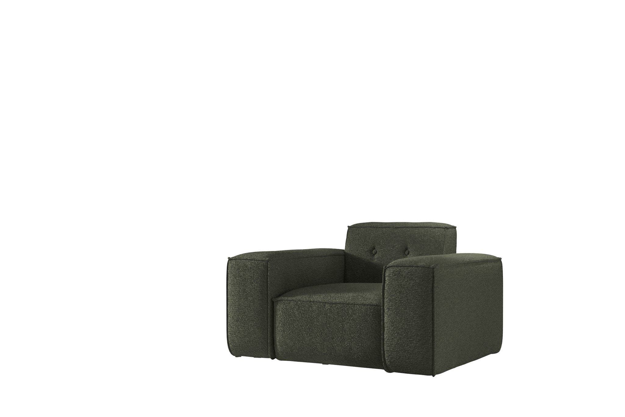 Fun Möbel Sessel Designersessel CESINA in Stoff (inkl. 1 Zierkissen, Auch als 3-2-1 Set erhältlich), Rundumbezug