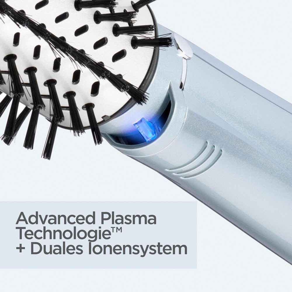 BaByliss Warmluftbürste BaByliss Hydro Fusion rotierende Warmluftbürste, Anti-Frizz, AS773E, Rundbürstenföhn mit Dual-Ionen, Keramik & 50 mm Rundbürste, 700W