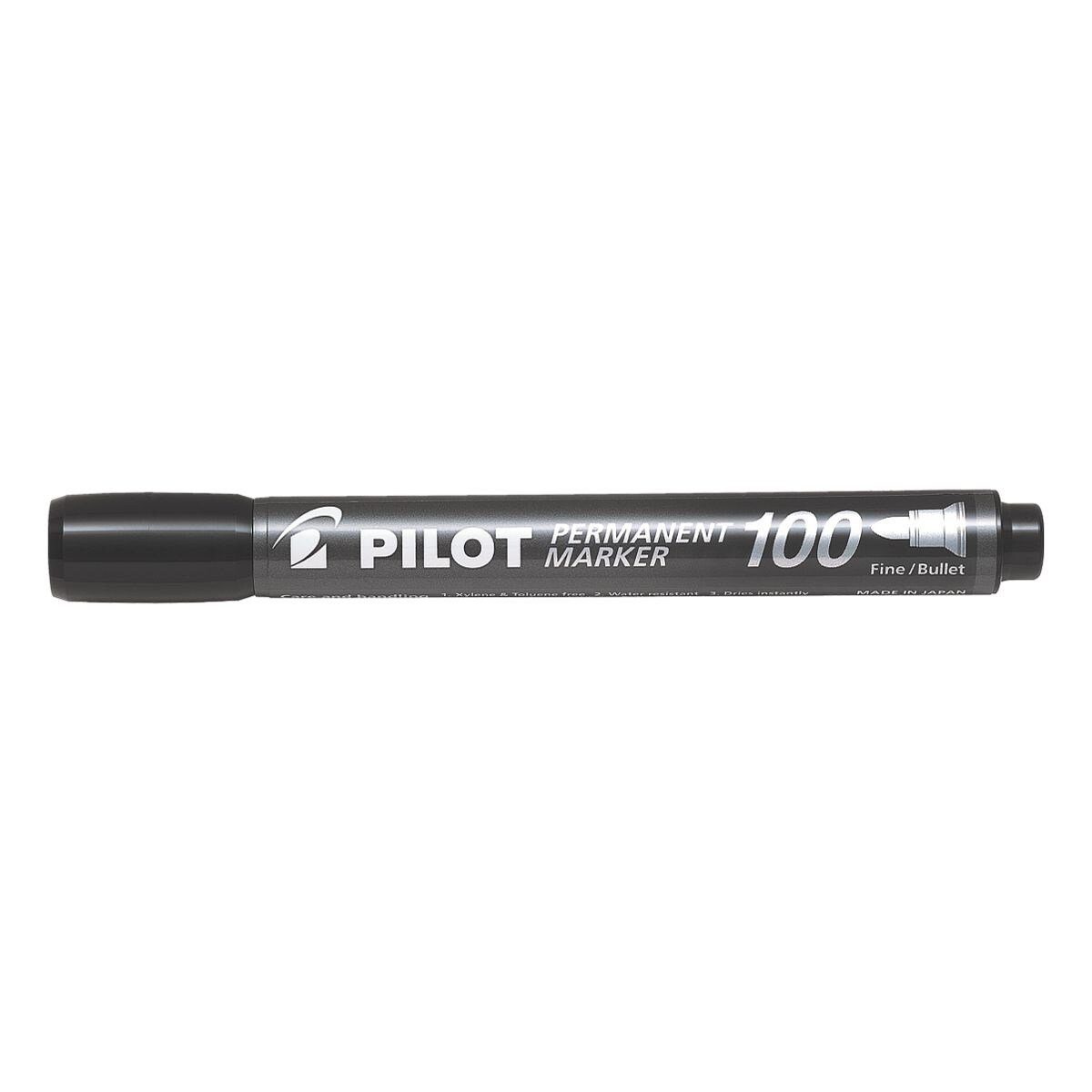 PILOT Permanentmarker SCA-100, abriebbeständig, Strichstärke: 1,0 mm