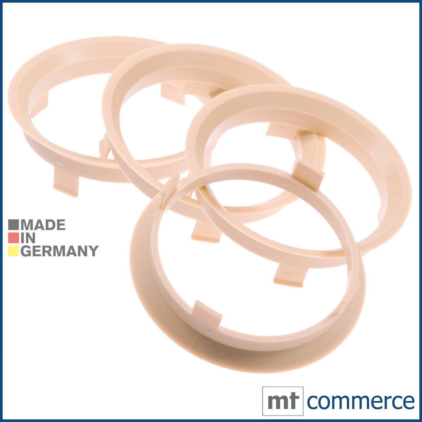 BRANDT AUTOMOTIVE Шиныstift Zentrierringe 60,1 x 56,1 für AEZ Dezent Dotz Enzo Honda u.a., Maße: 60,1 x 56,1 mm