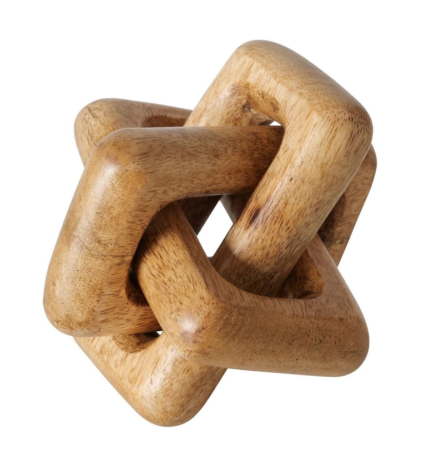 BOLTZE GRUPPE GmbH Dekoobjekt SUAL, 14 x 14 cm, Braun, Mangoholz, in Form eines Knotens