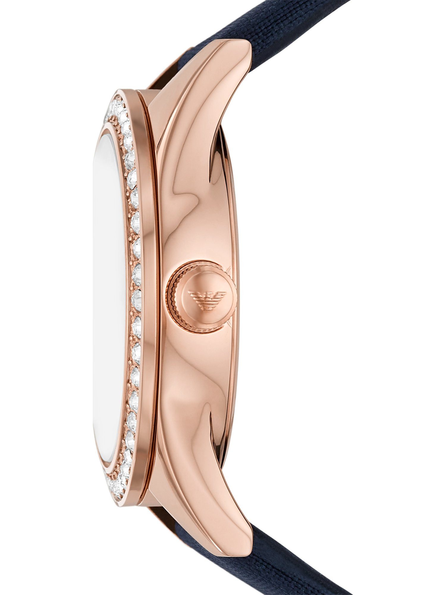 Emporio Armani Quarzuhr Emporio Armani Damen-Uhren Analog Quarz