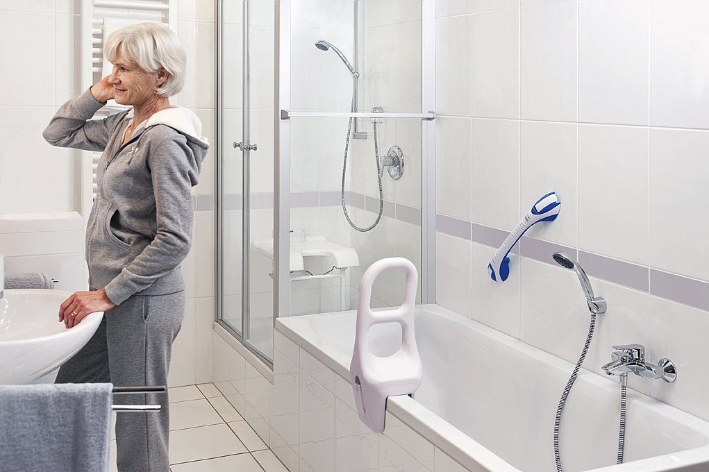 Invacare Badewannengriff Duschgriff Sauggriff Halte Griff*STILEO*Toilettengriff Badewannengriff