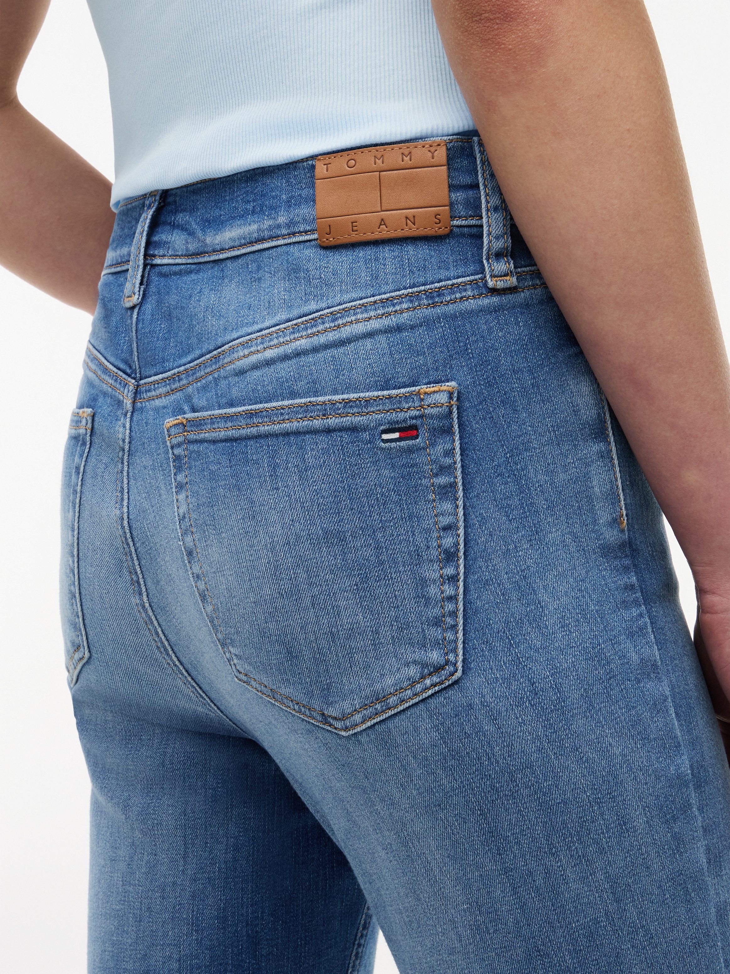 Tommy Jeans Skinny-fit-Jeans NORA MR SKNY Baumwollmischung, skinny fit