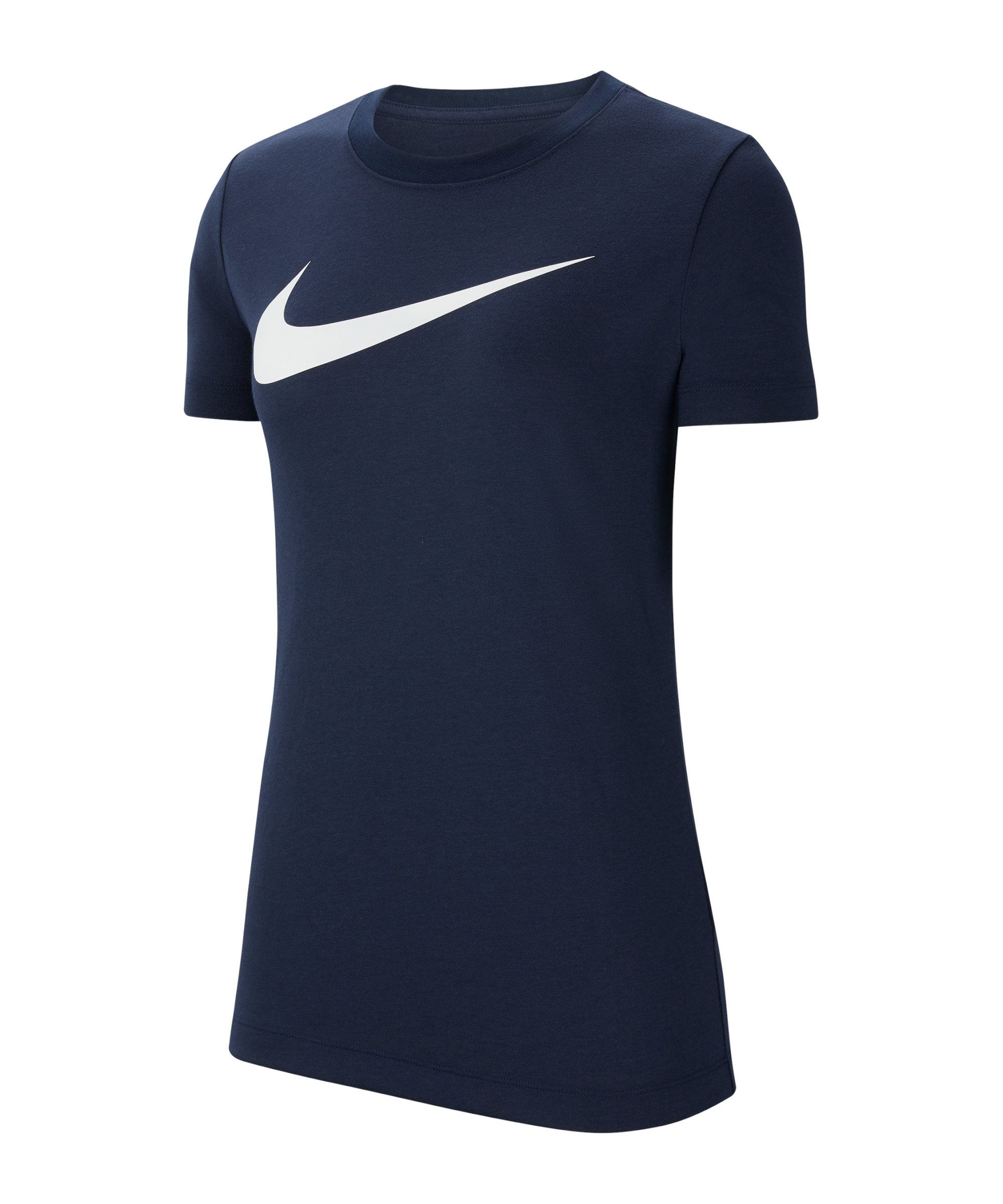 T-Shirt Damen T-Shirt Park 20 Swoosh blauweiss default Nike